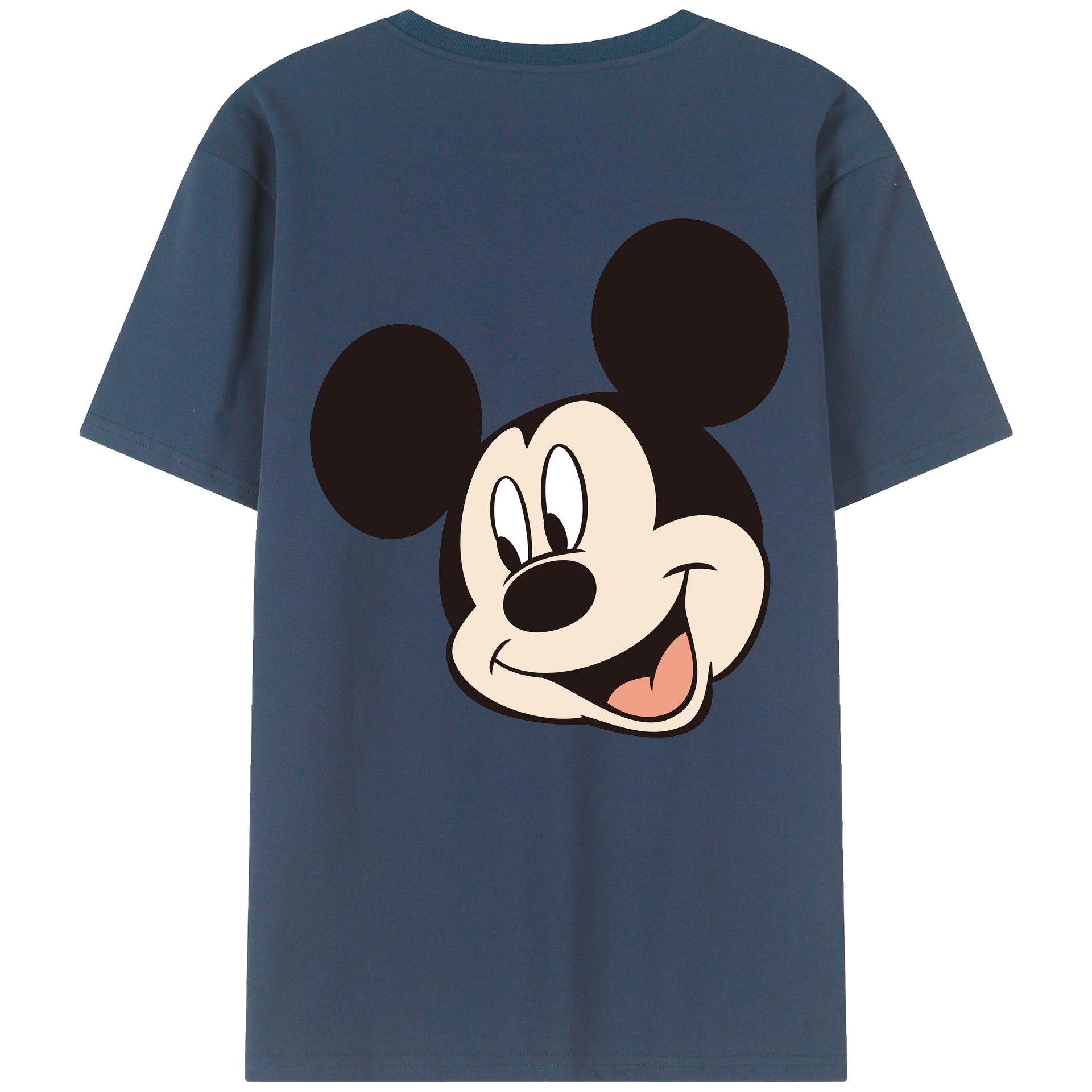 （画像用） ミッキーマウス Mickey Mouse レディース半袖Tシャツ(バックプリント)