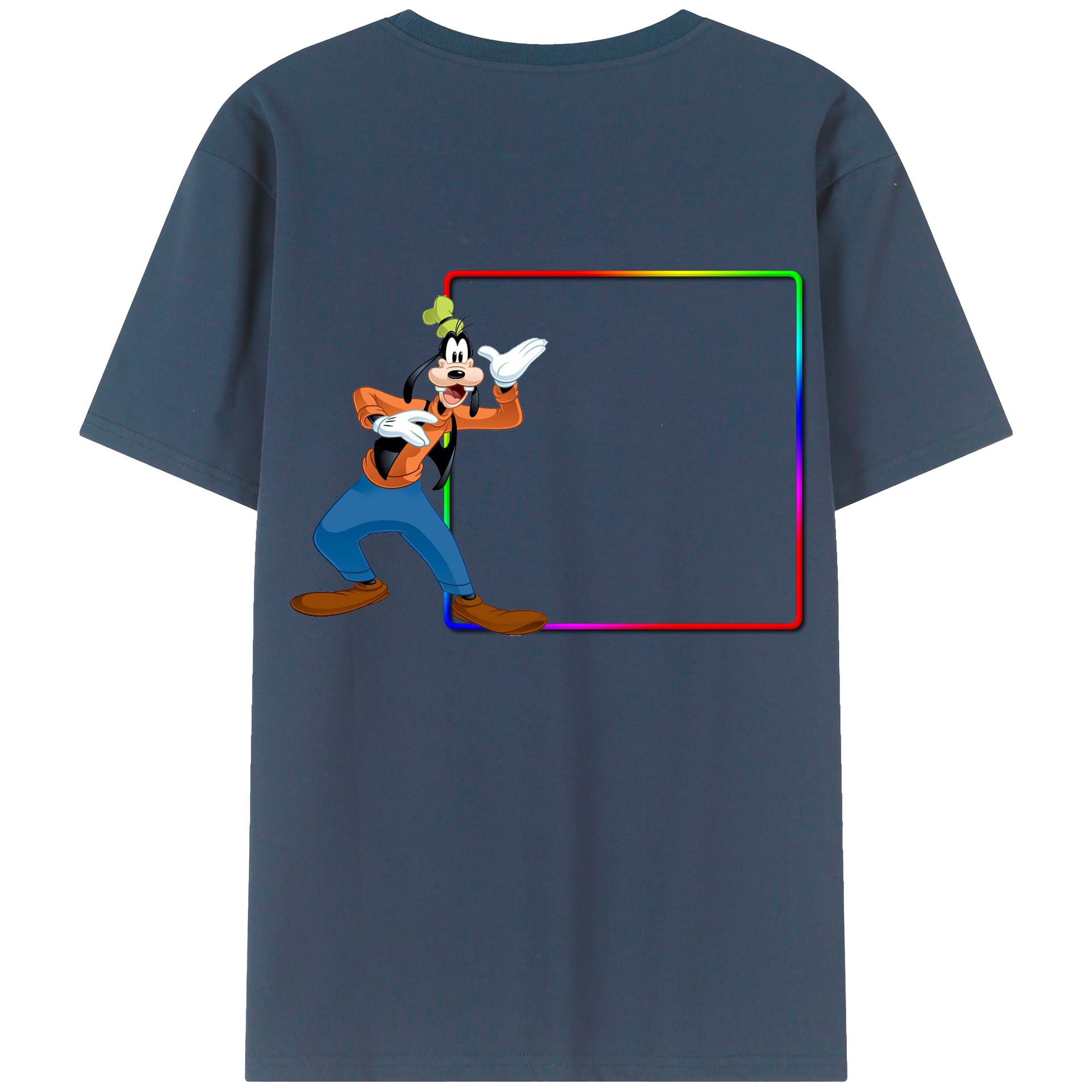 （画像用） ミッキーマウス Mickey Mouse レディース半袖Tシャツ(バックプリント)