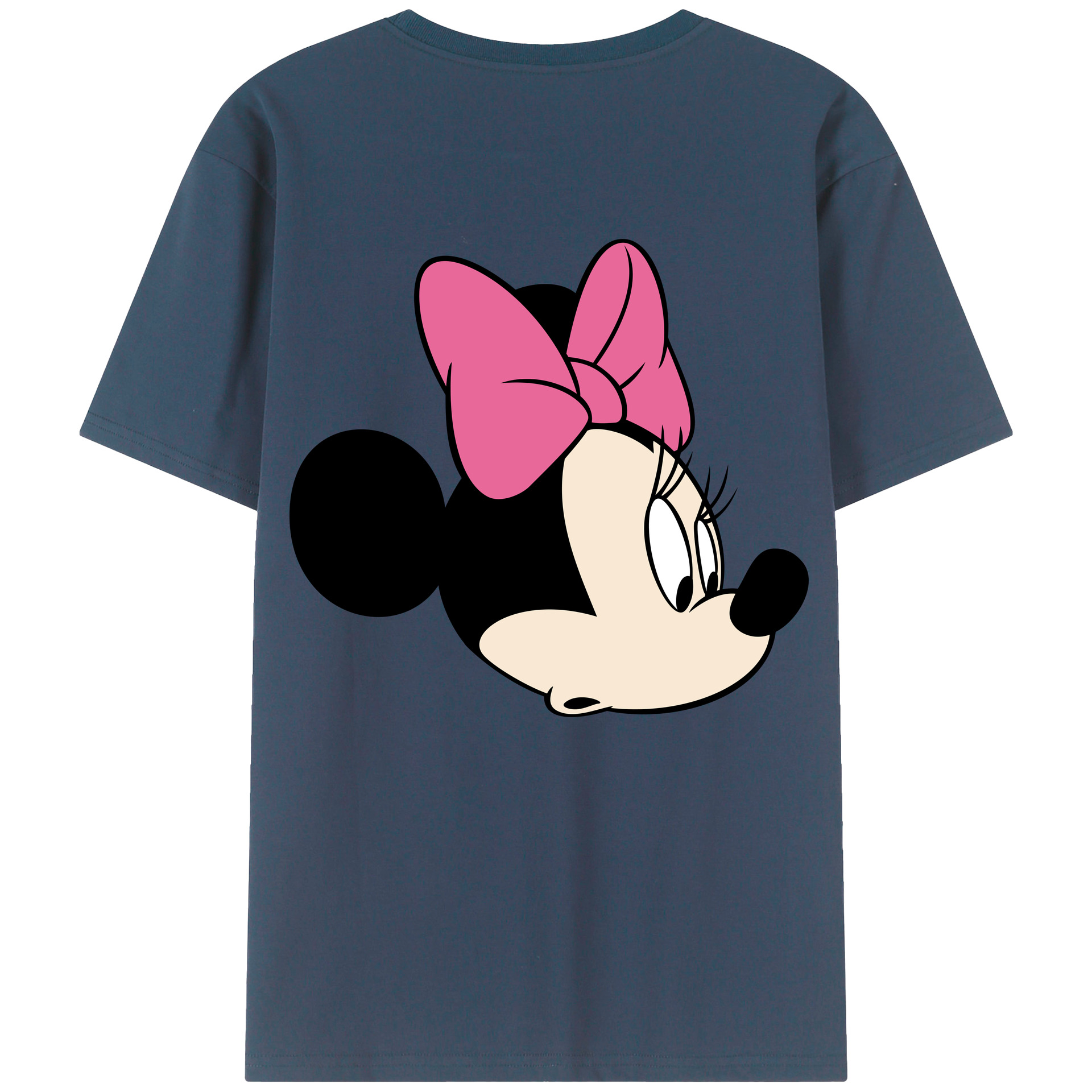 （画像用） ミッキーマウス Mickey Mouse レディース半袖Tシャツ(バックプリント)