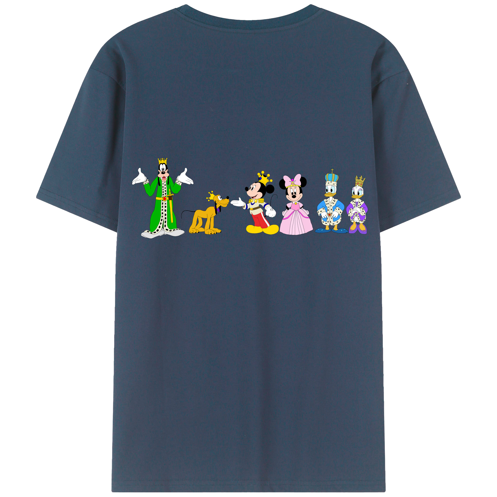 （画像用） ミッキーマウス Mickey Mouse レディース半袖Tシャツ(バックプリント)