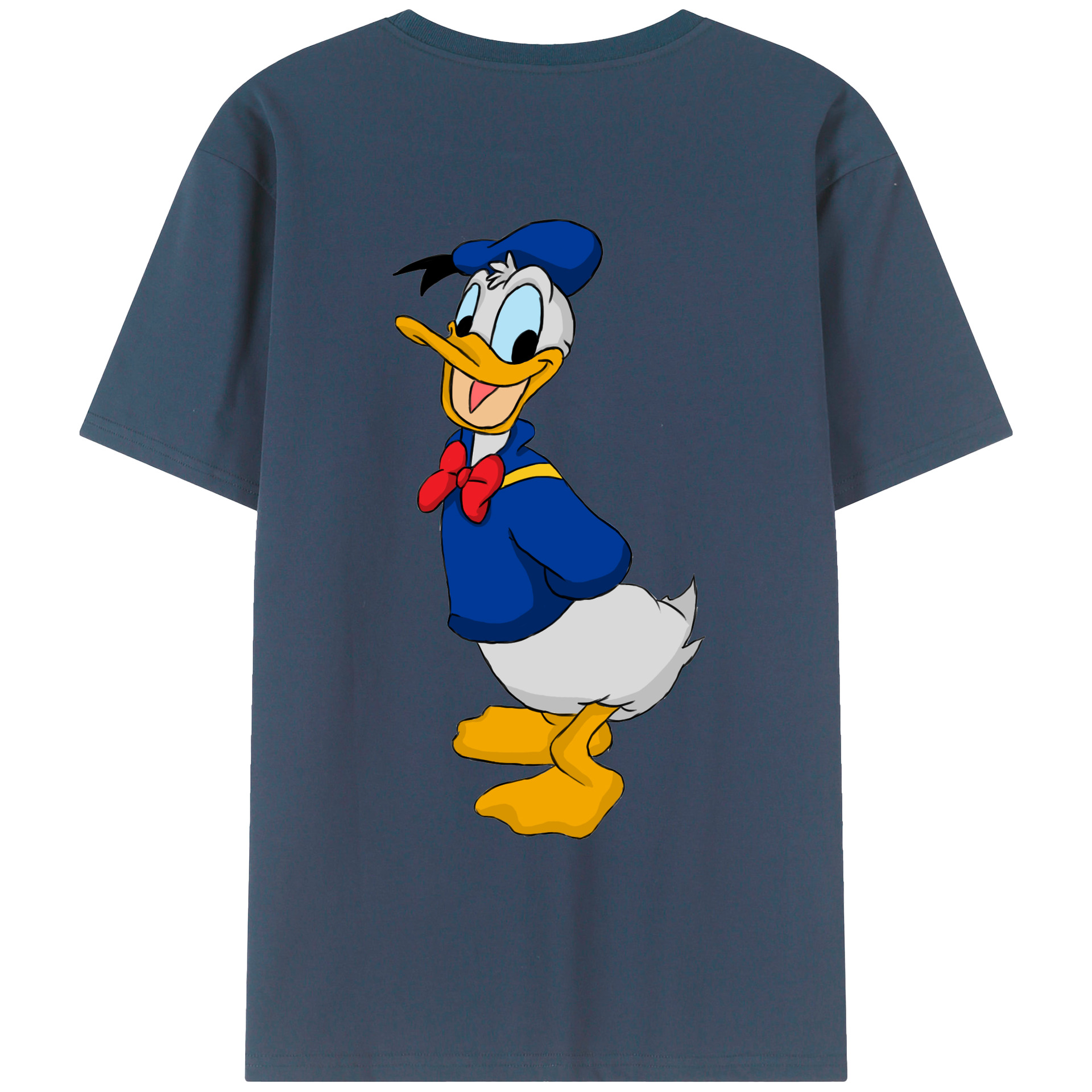（画像用） ミッキーマウス Mickey Mouse レディース半袖Tシャツ(バックプリント)