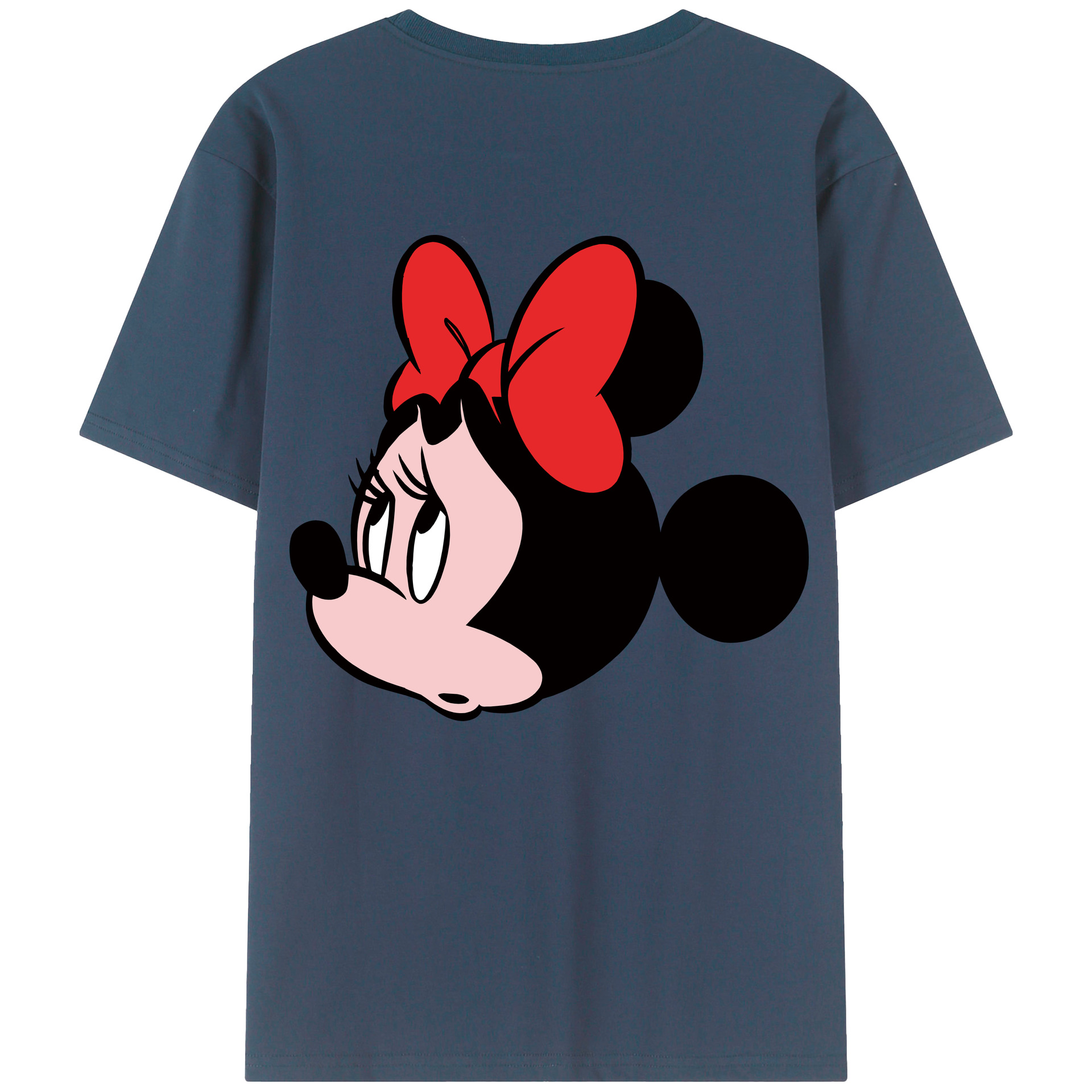（画像用） ミッキーマウス Mickey Mouse レディース半袖Tシャツ(バックプリント)
