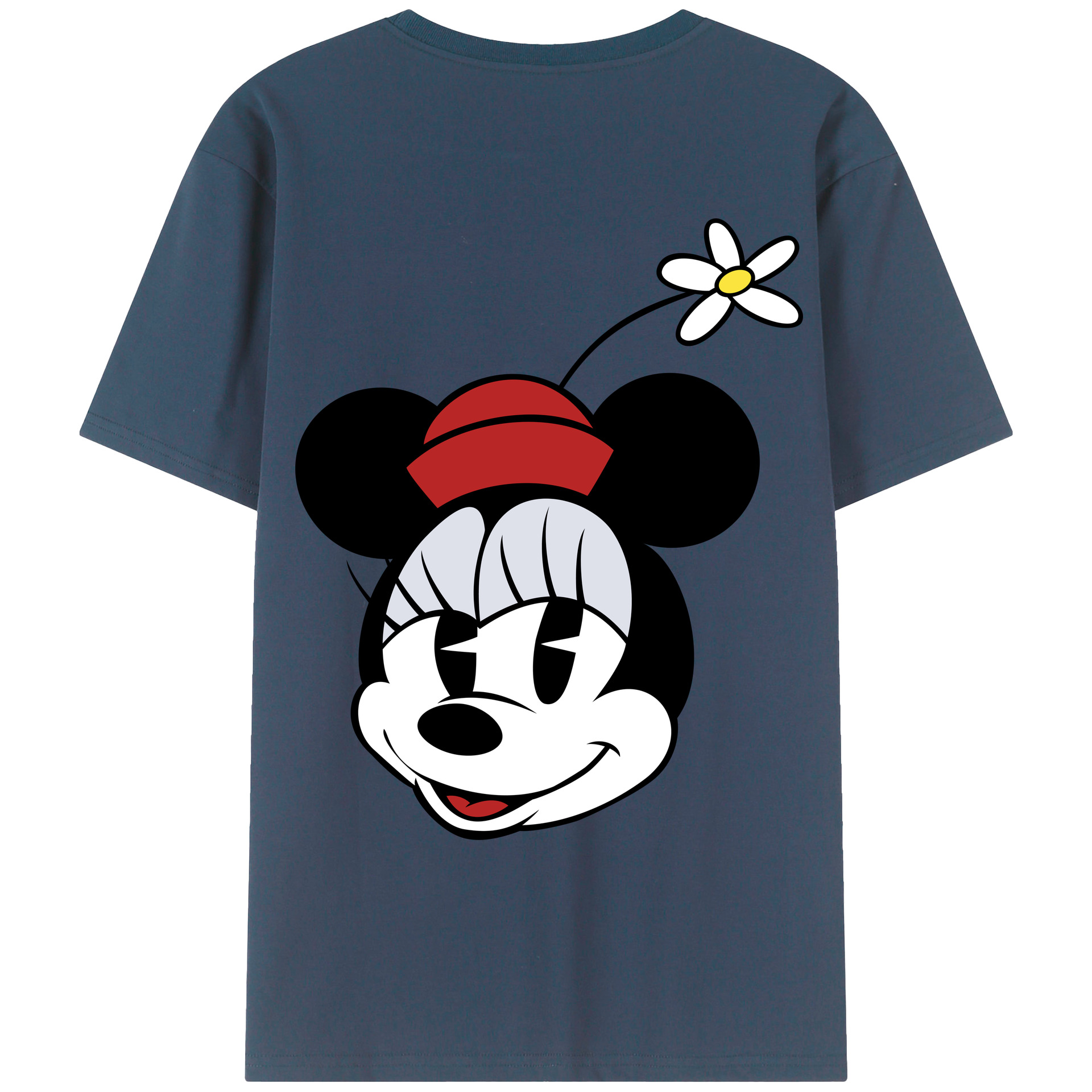 （画像用） ミッキーマウス Mickey Mouse レディース半袖Tシャツ(バックプリント)