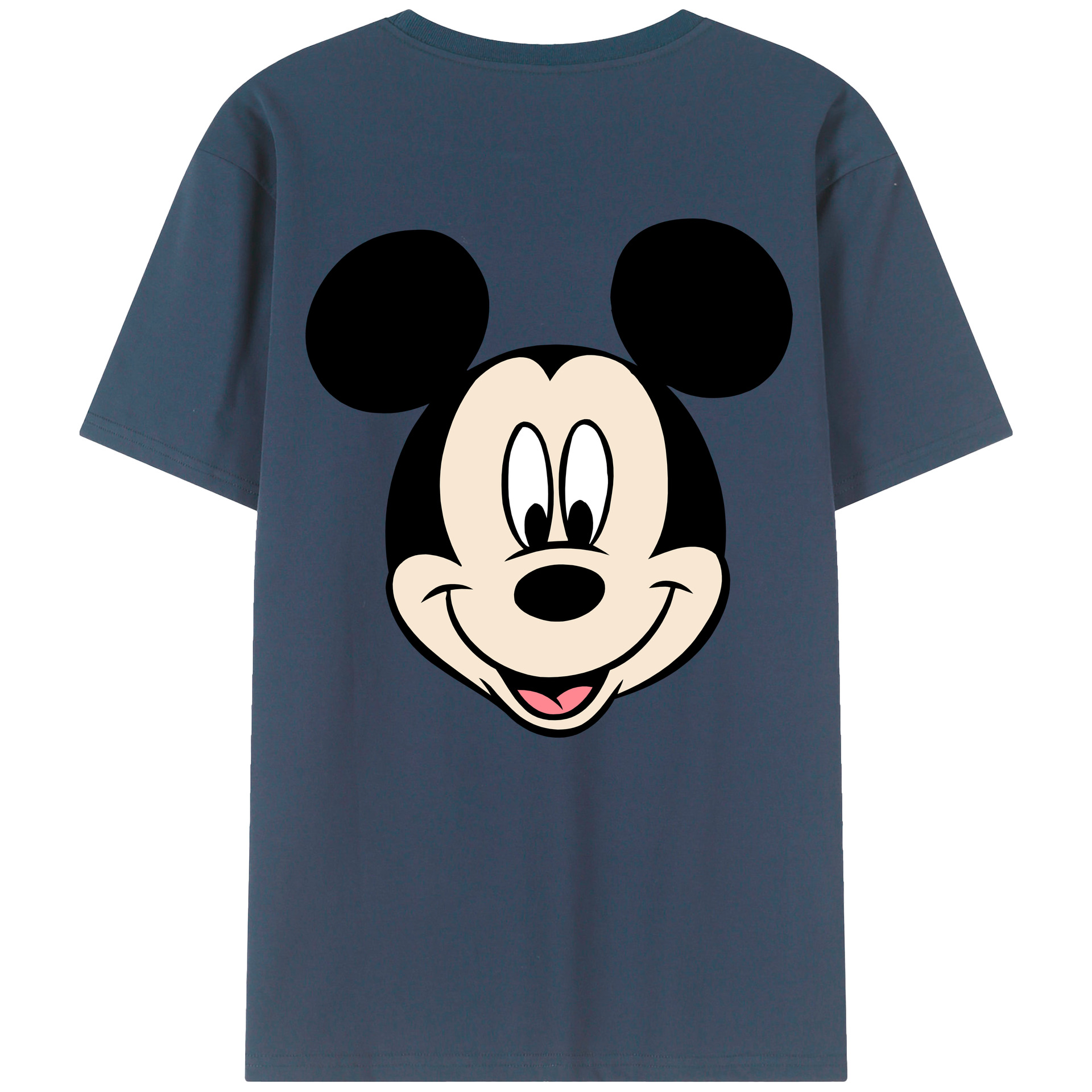 （画像用） ミッキーマウス Mickey Mouse レディース半袖Tシャツ(バックプリント)