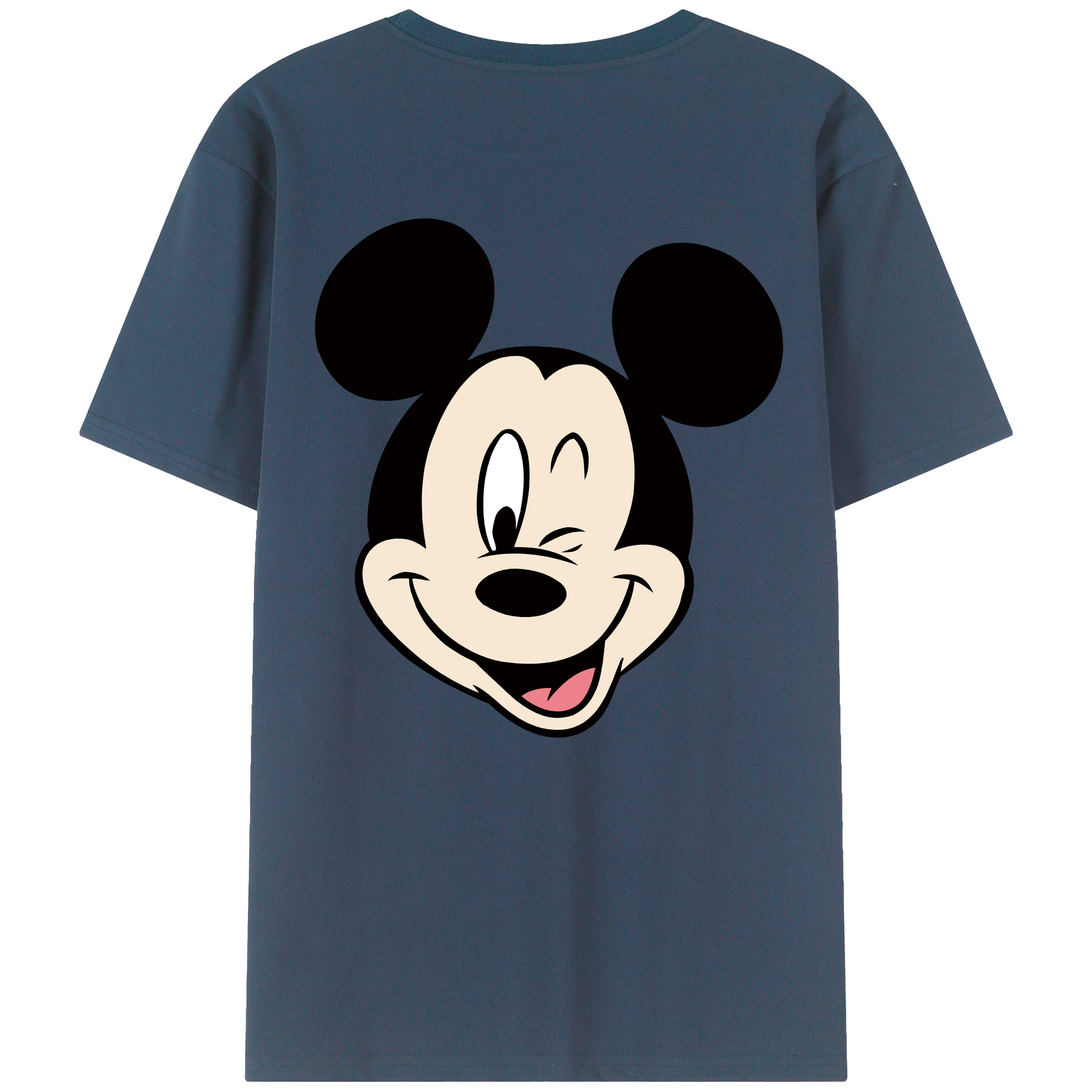 （画像用） ミッキーマウス Mickey Mouse レディース半袖Tシャツ(バックプリント)