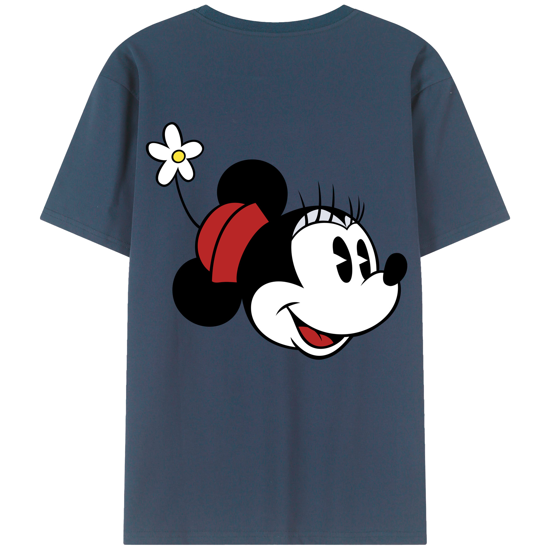（画像用） ミッキーマウス Mickey Mouse レディース半袖Tシャツ(バックプリント)