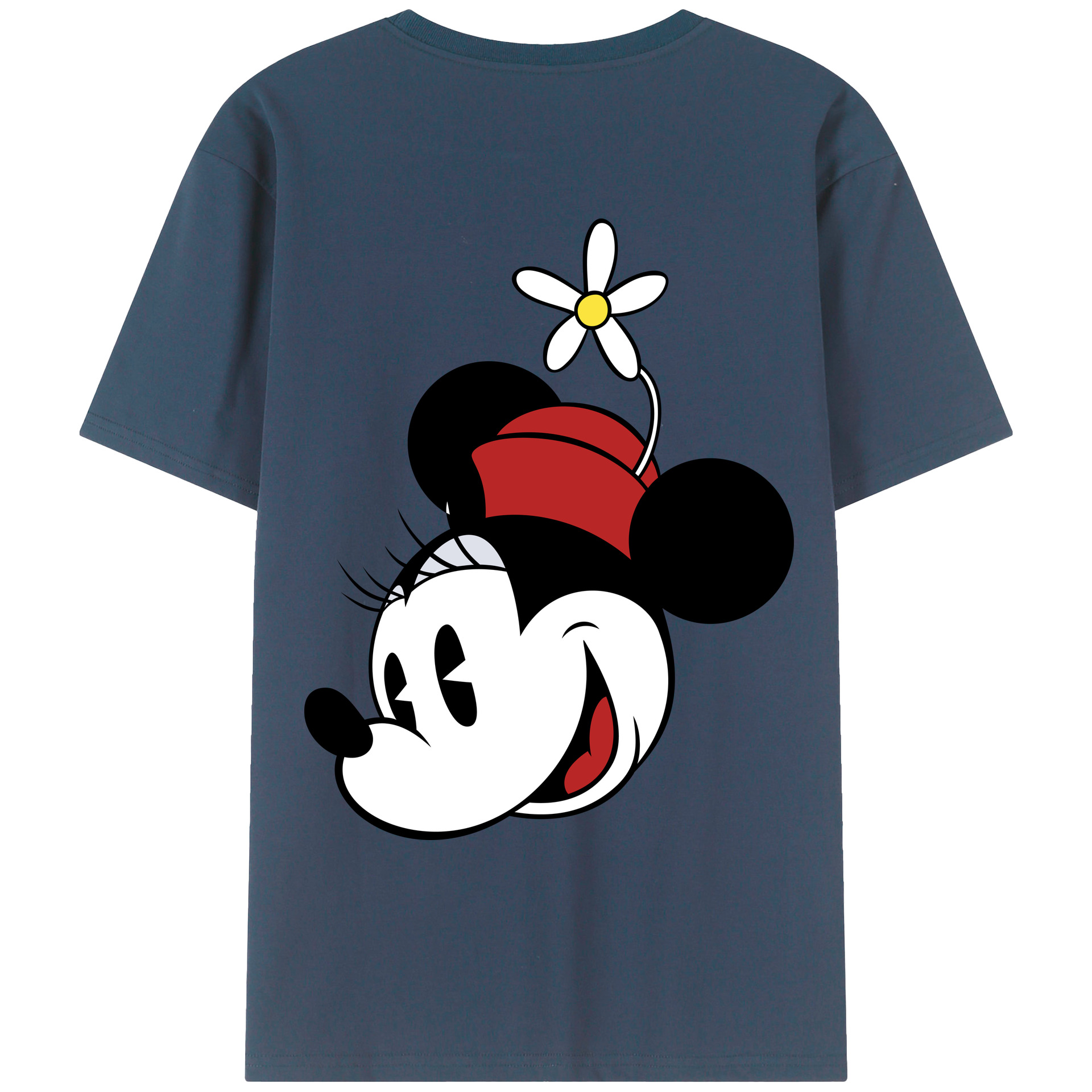 （画像用） ミッキーマウス Mickey Mouse レディース半袖Tシャツ(バックプリント)