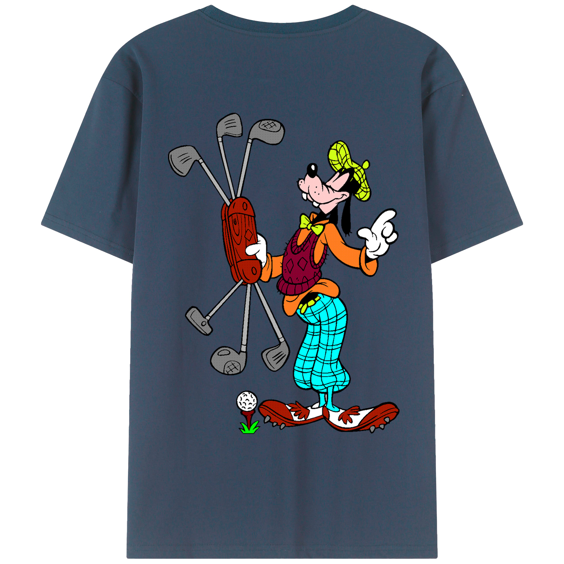 （画像用） ミッキーマウス Mickey Mouse レディース半袖Tシャツ(バックプリント)
