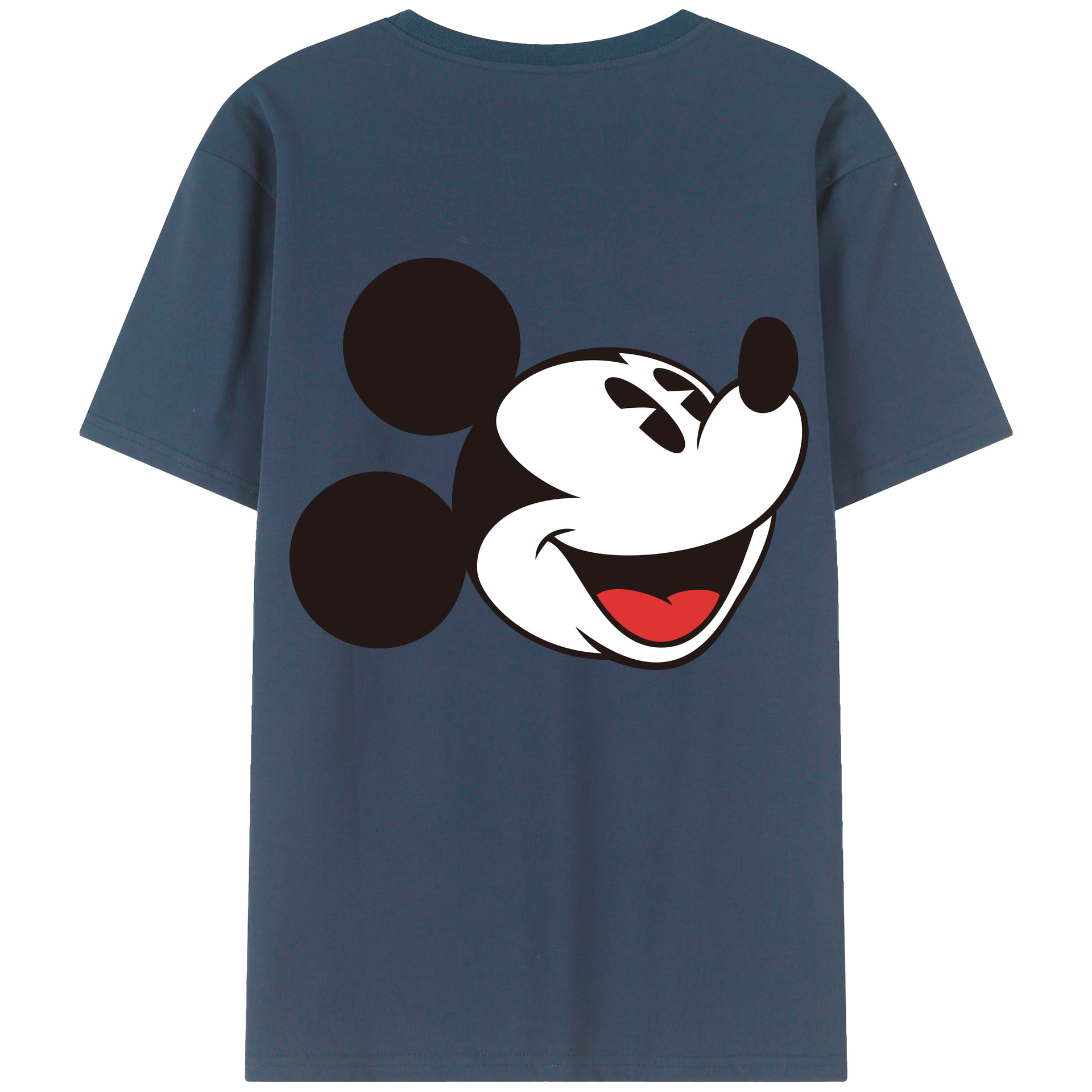 （画像用） ミッキーマウス Mickey Mouse レディース半袖Tシャツ(バックプリント)