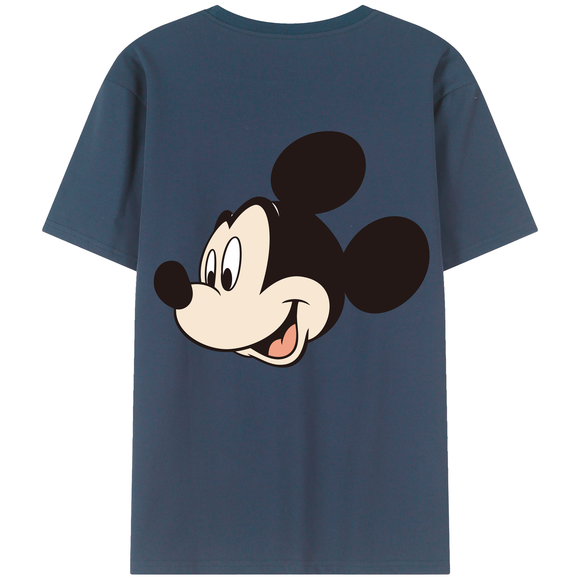 （画像用） ミッキーマウス Mickey Mouse レディース半袖Tシャツ(バックプリント)