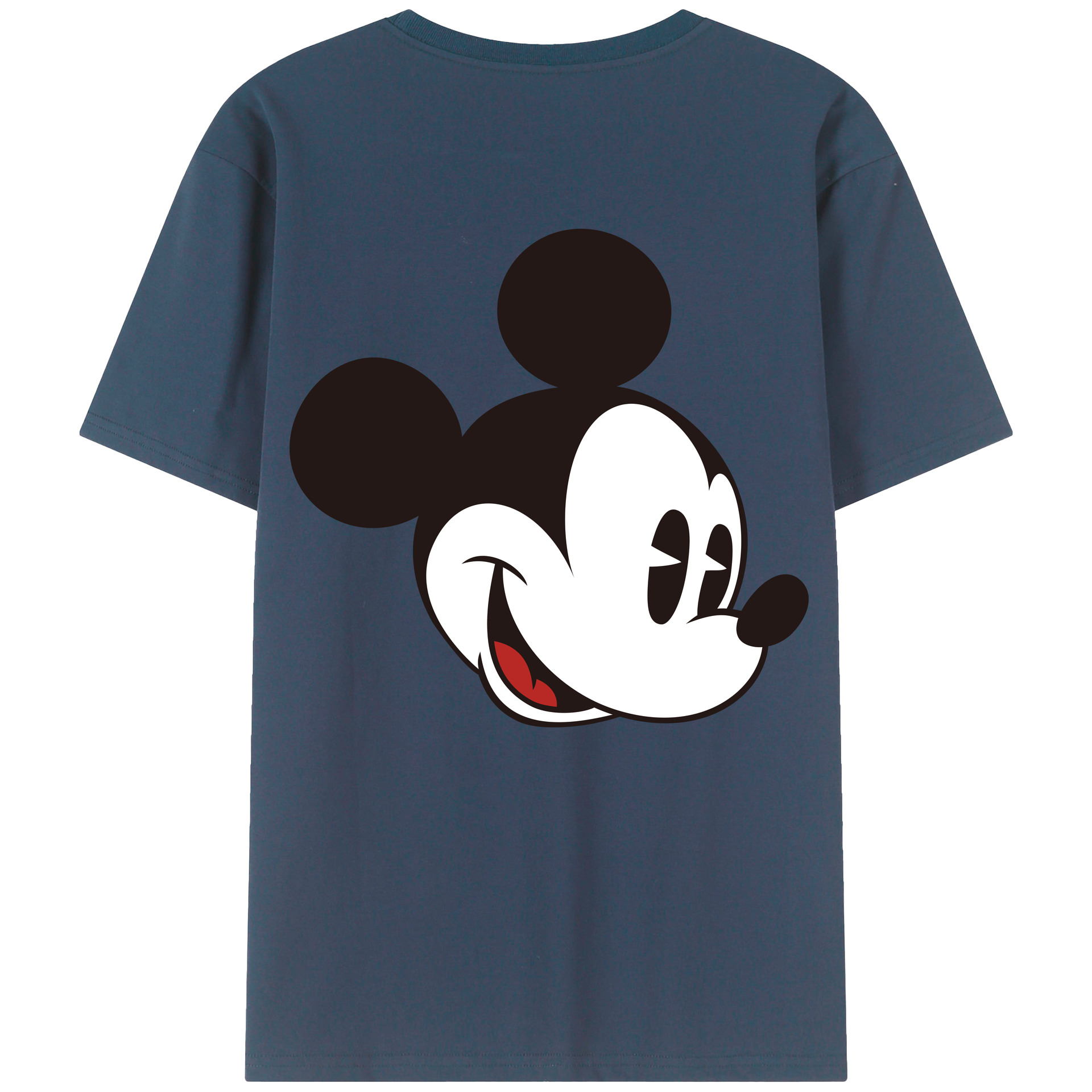 （画像用） ミッキーマウス Mickey Mouse レディース半袖Tシャツ(バックプリント)