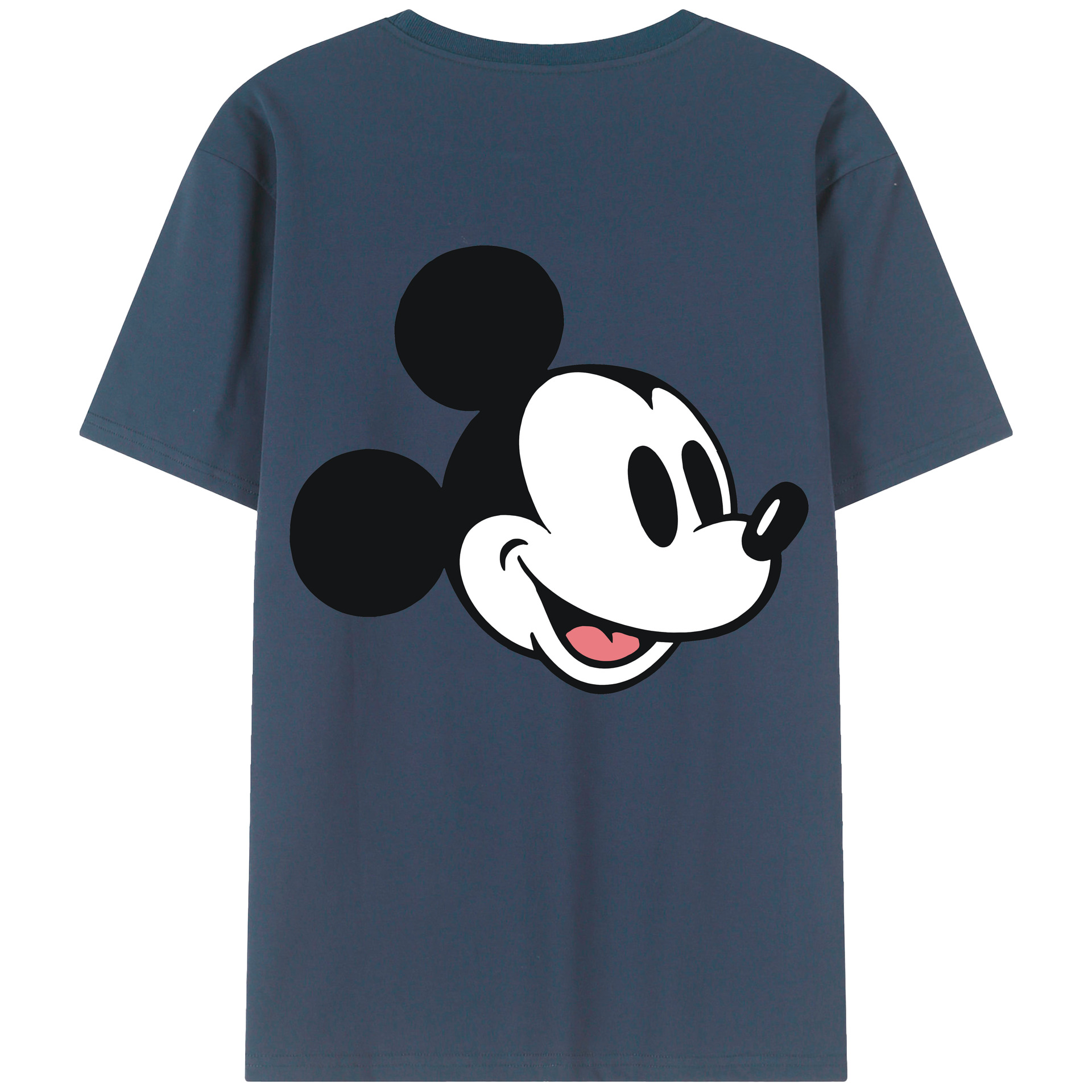 （画像用） ミッキーマウス Mickey Mouse レディース半袖Tシャツ(バックプリント)