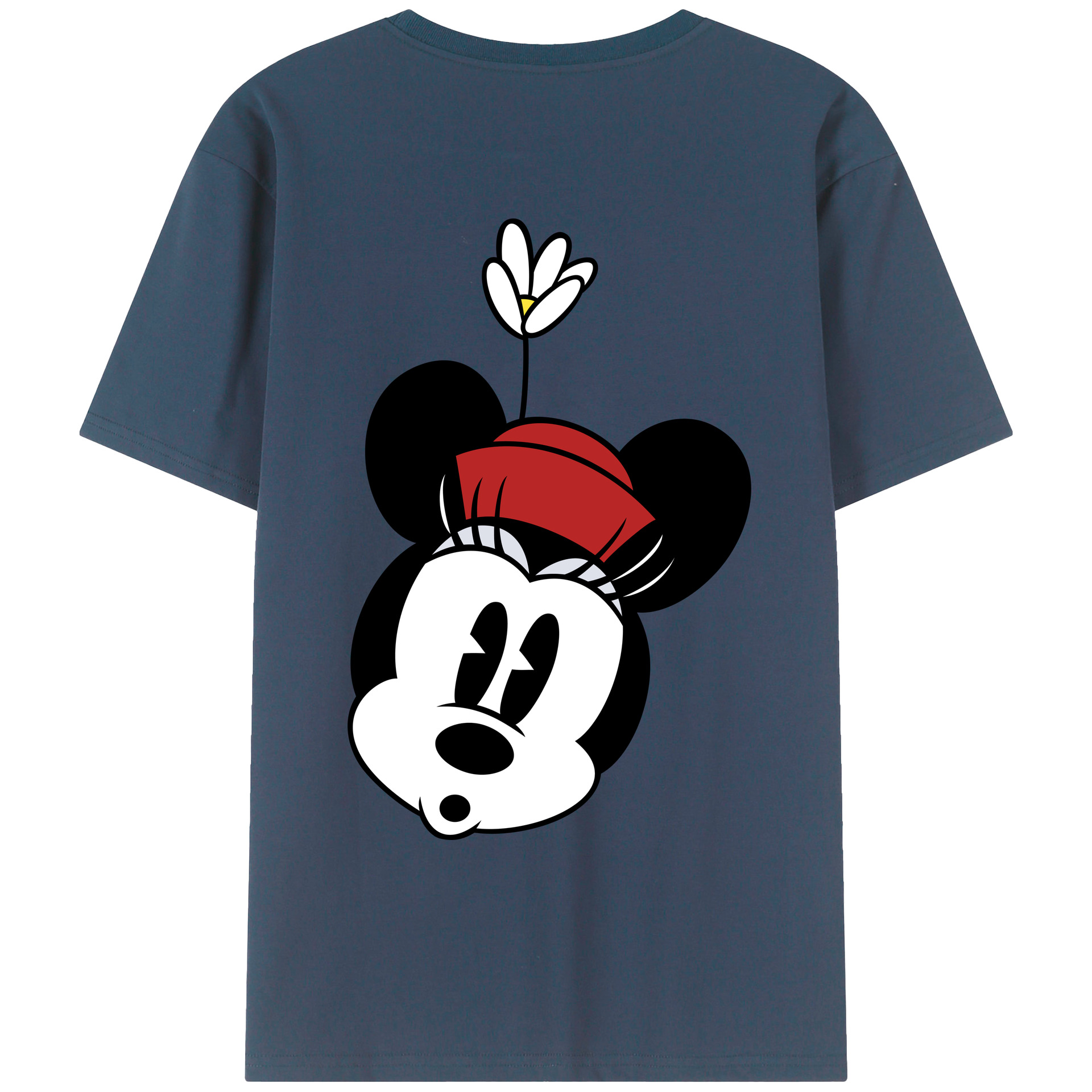 （画像用） ミッキーマウス Mickey Mouse レディース半袖Tシャツ(バックプリント)