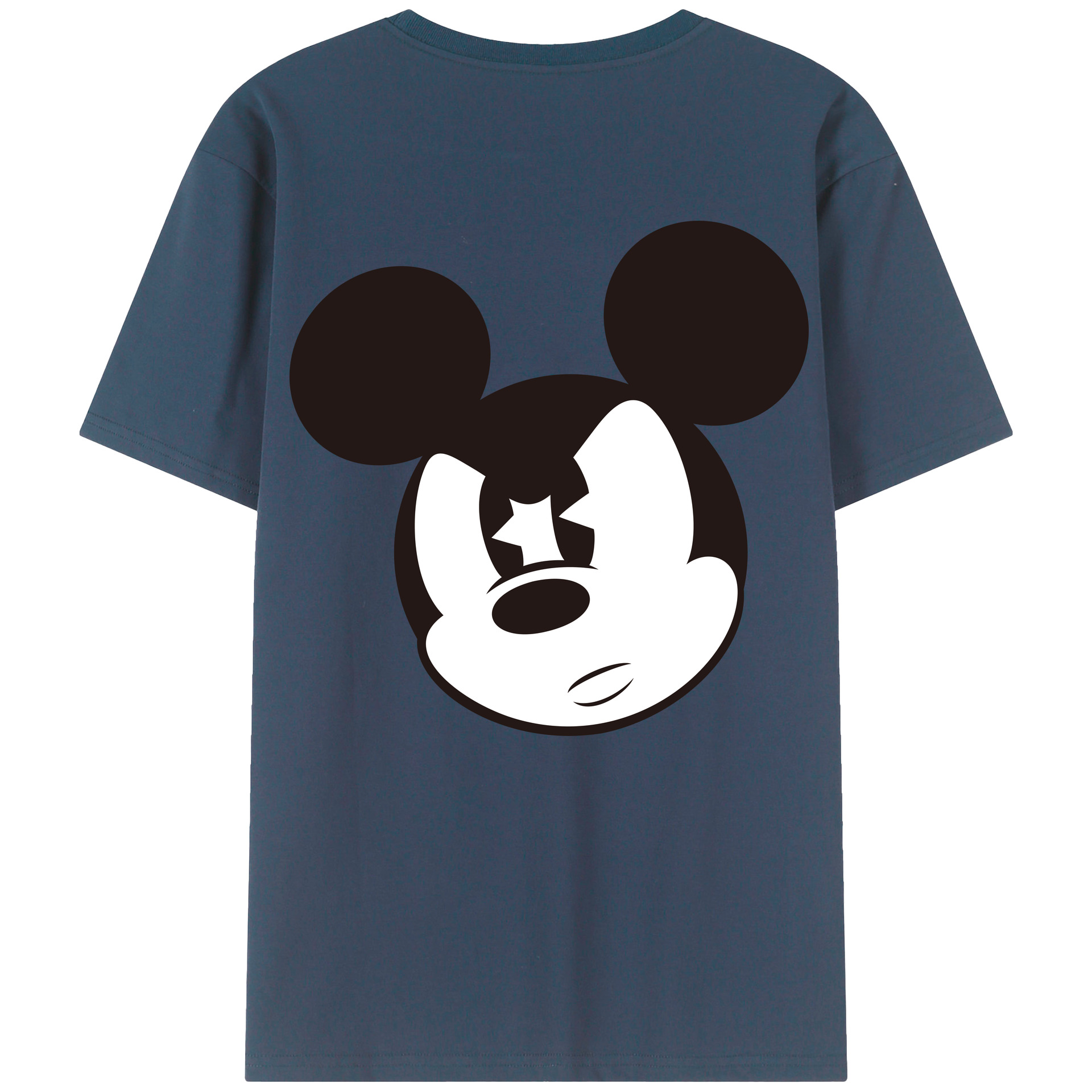 （画像用） ミッキーマウス Mickey Mouse レディース半袖Tシャツ(バックプリント)