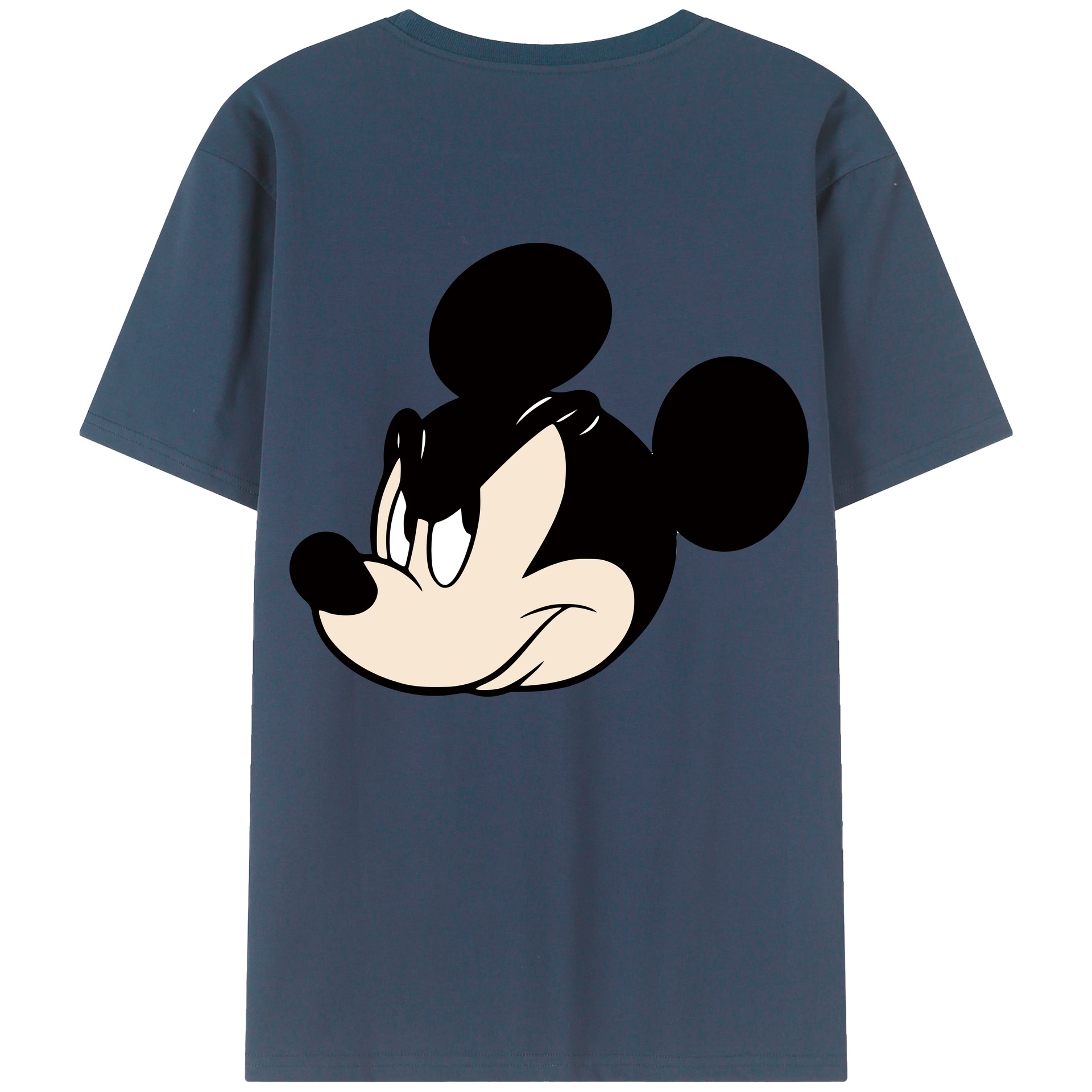 （画像用） ミッキーマウス Mickey Mouse レディース半袖Tシャツ(バックプリント)