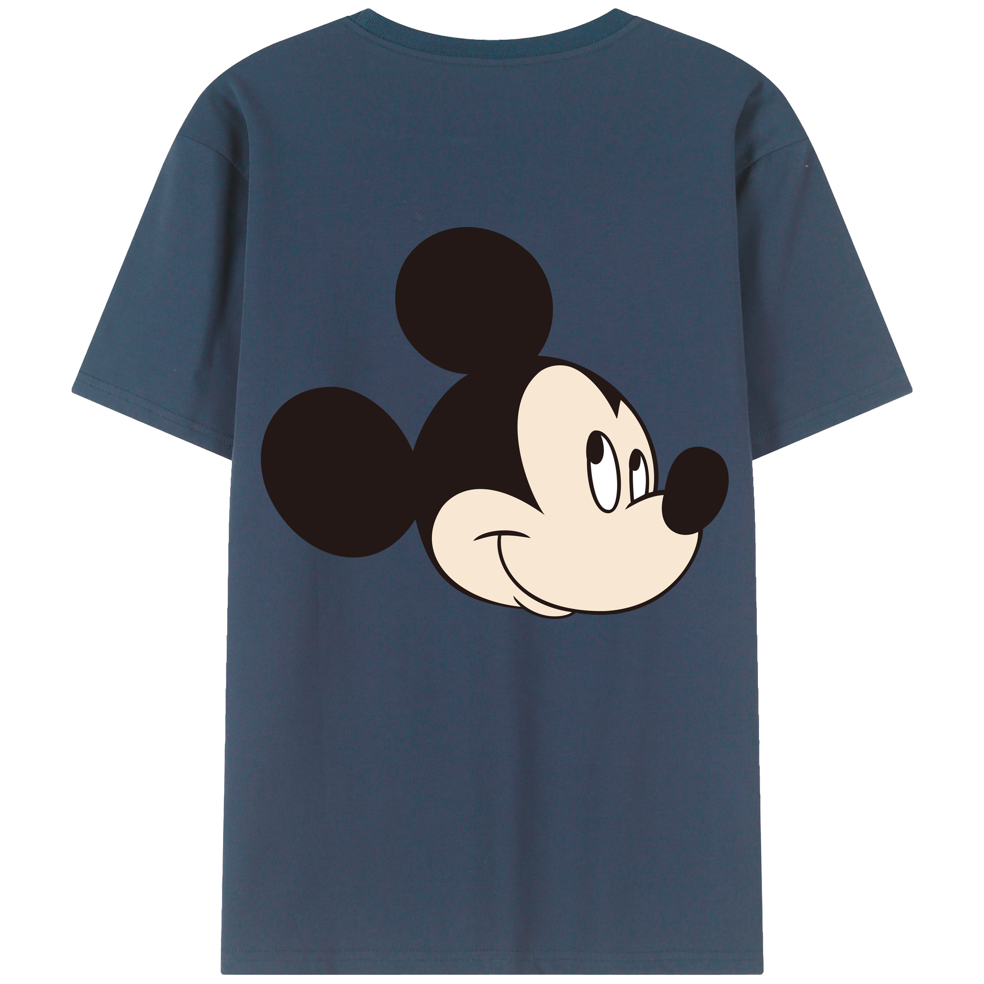 （画像用） ミッキーマウス Mickey Mouse レディース半袖Tシャツ(バックプリント)