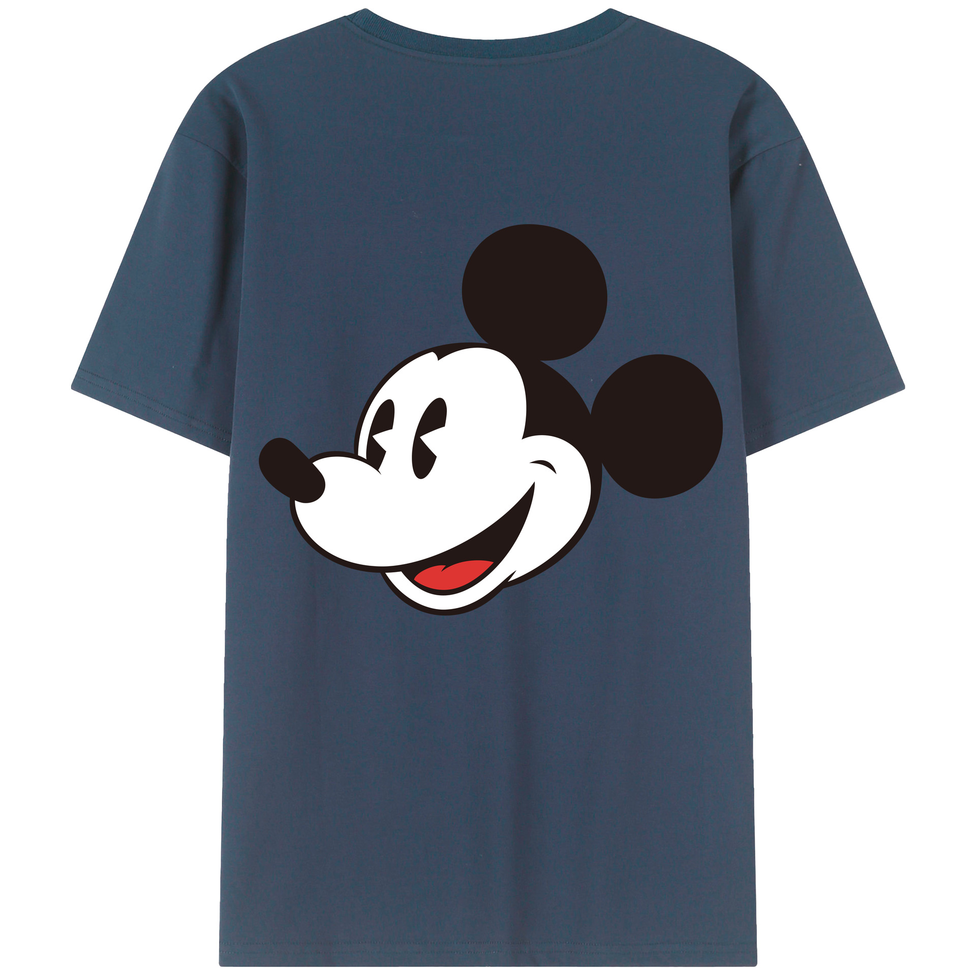 （画像用） ミッキーマウス Mickey Mouse レディース半袖Tシャツ(バックプリント)