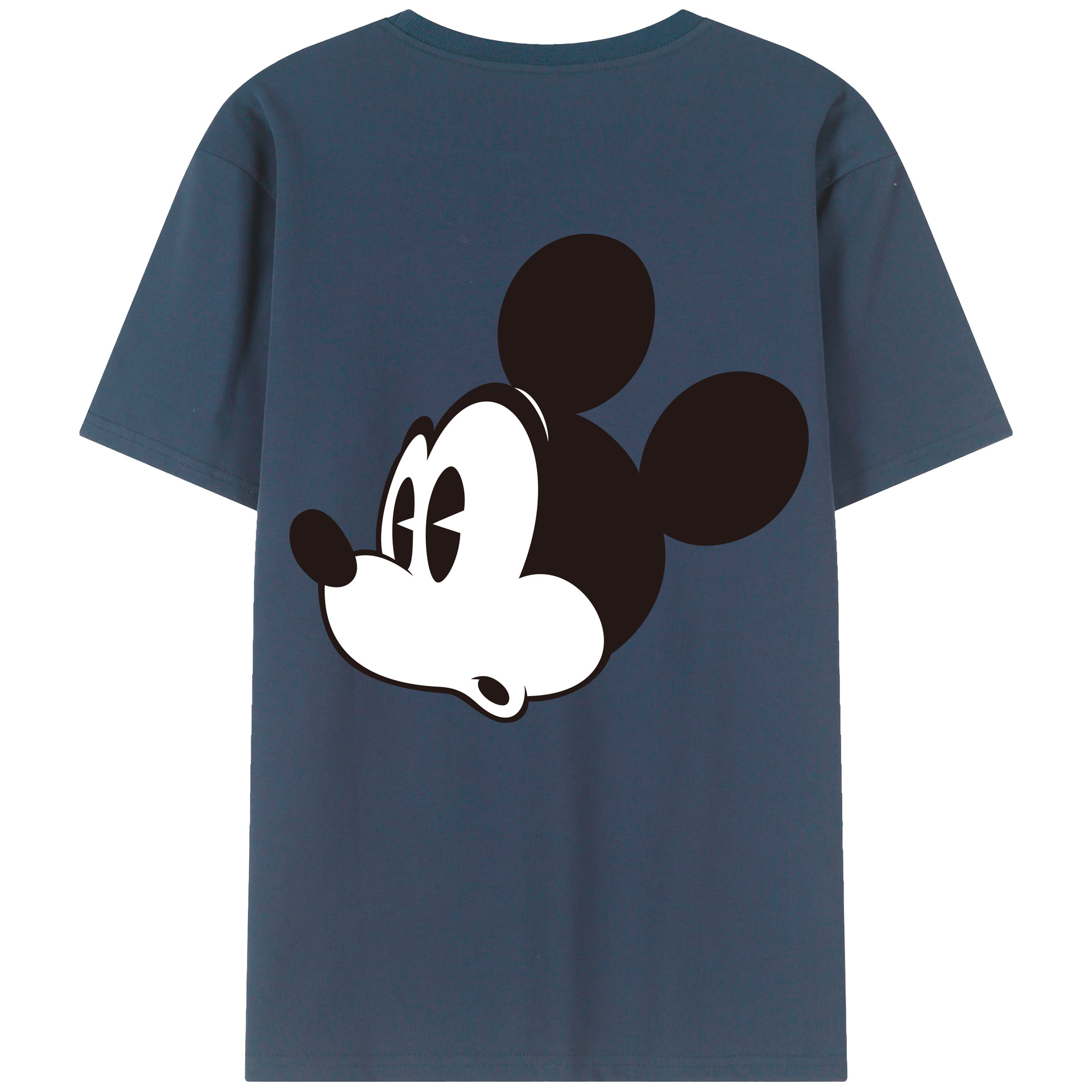 （画像用） ミッキーマウス Mickey Mouse レディース半袖Tシャツ(バックプリント)