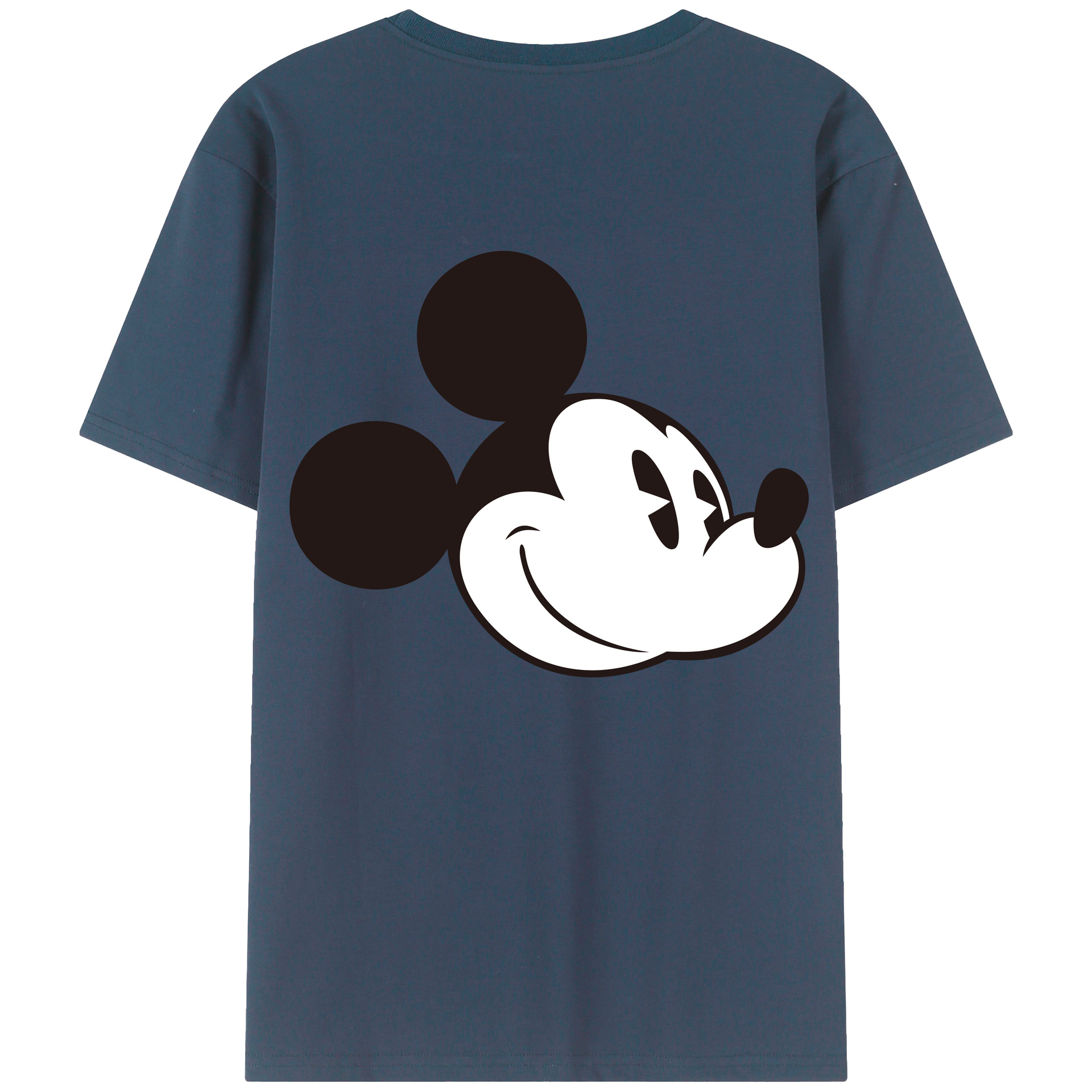 （画像用） ミッキーマウス Mickey Mouse レディース半袖Tシャツ(バックプリント)