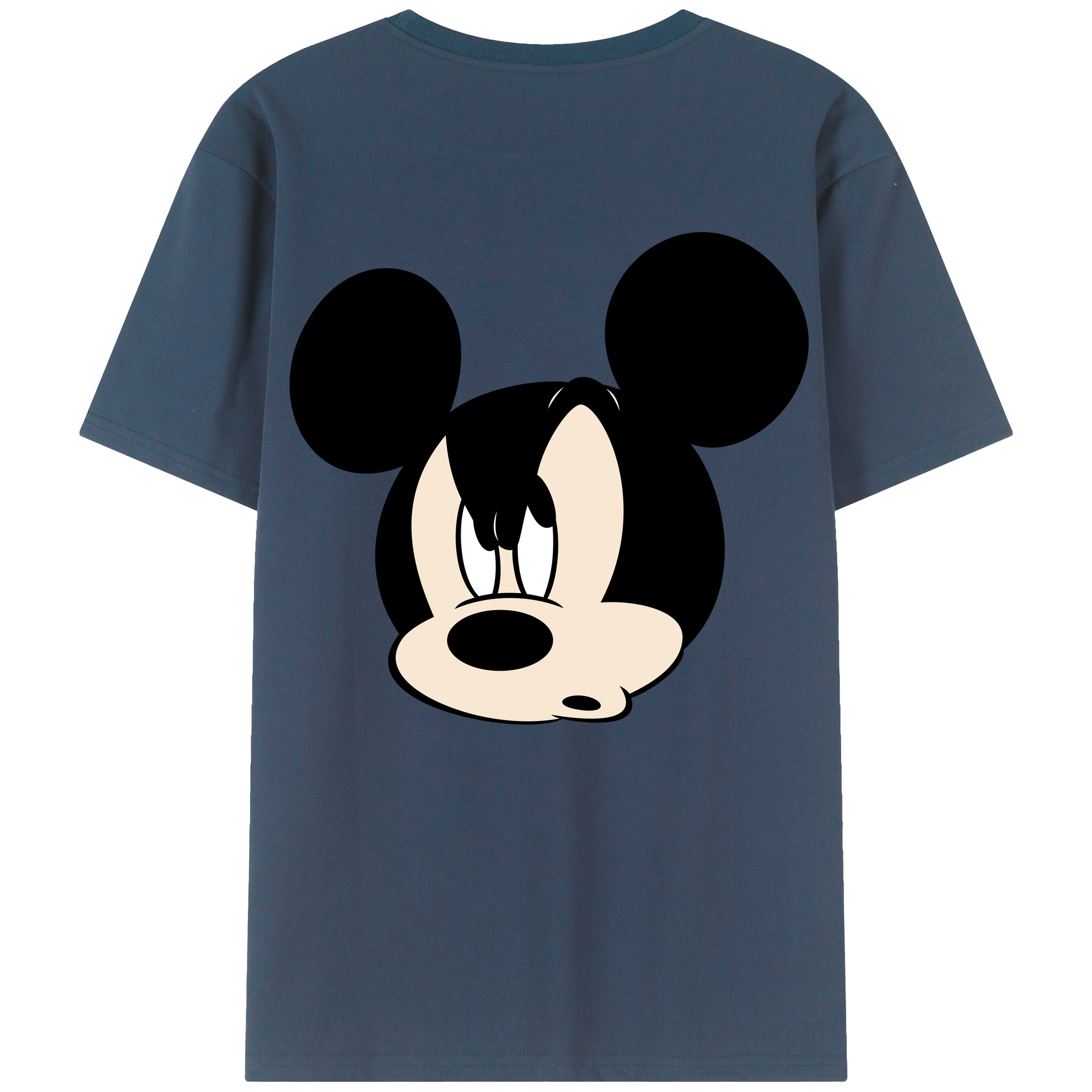 （画像用） ミッキーマウス Mickey Mouse レディース半袖Tシャツ(バックプリント)