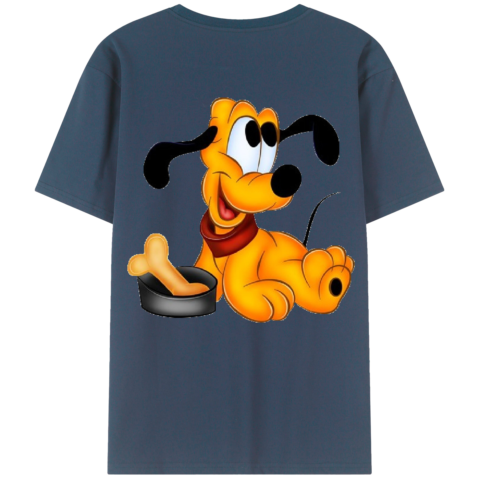 （画像用） ミッキーマウス Mickey Mouse レディース半袖Tシャツ(バックプリント)