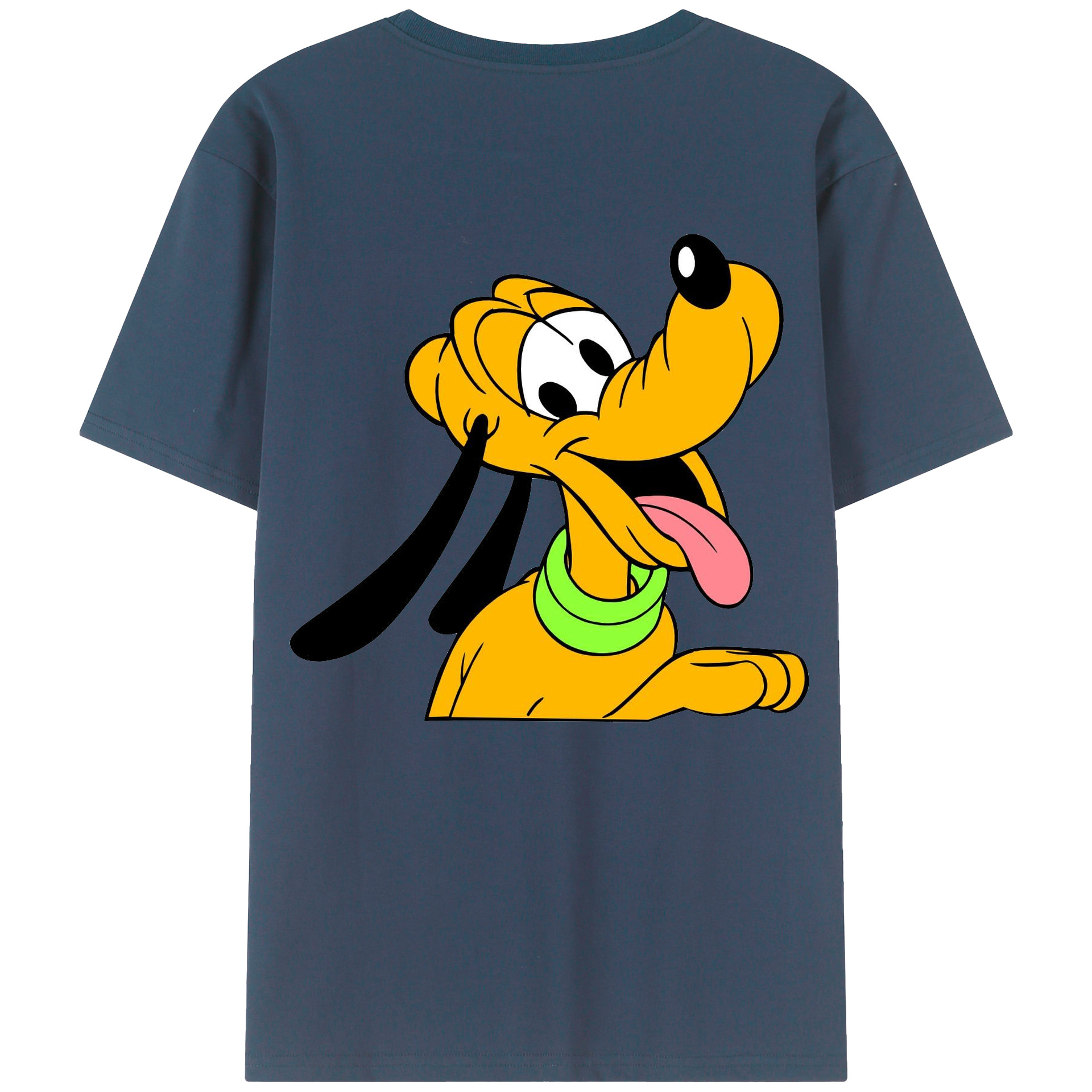 （画像用） ミッキーマウス Mickey Mouse レディース半袖Tシャツ(バックプリント)