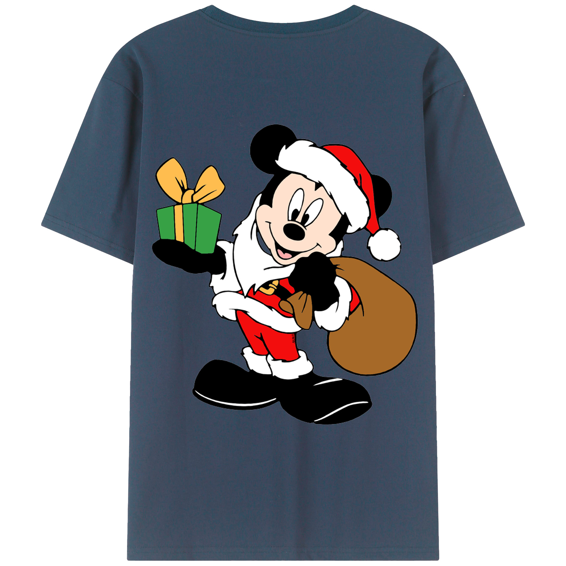 （画像用） ミッキーマウス Mickey Mouse レディース半袖Tシャツ(バックプリント)