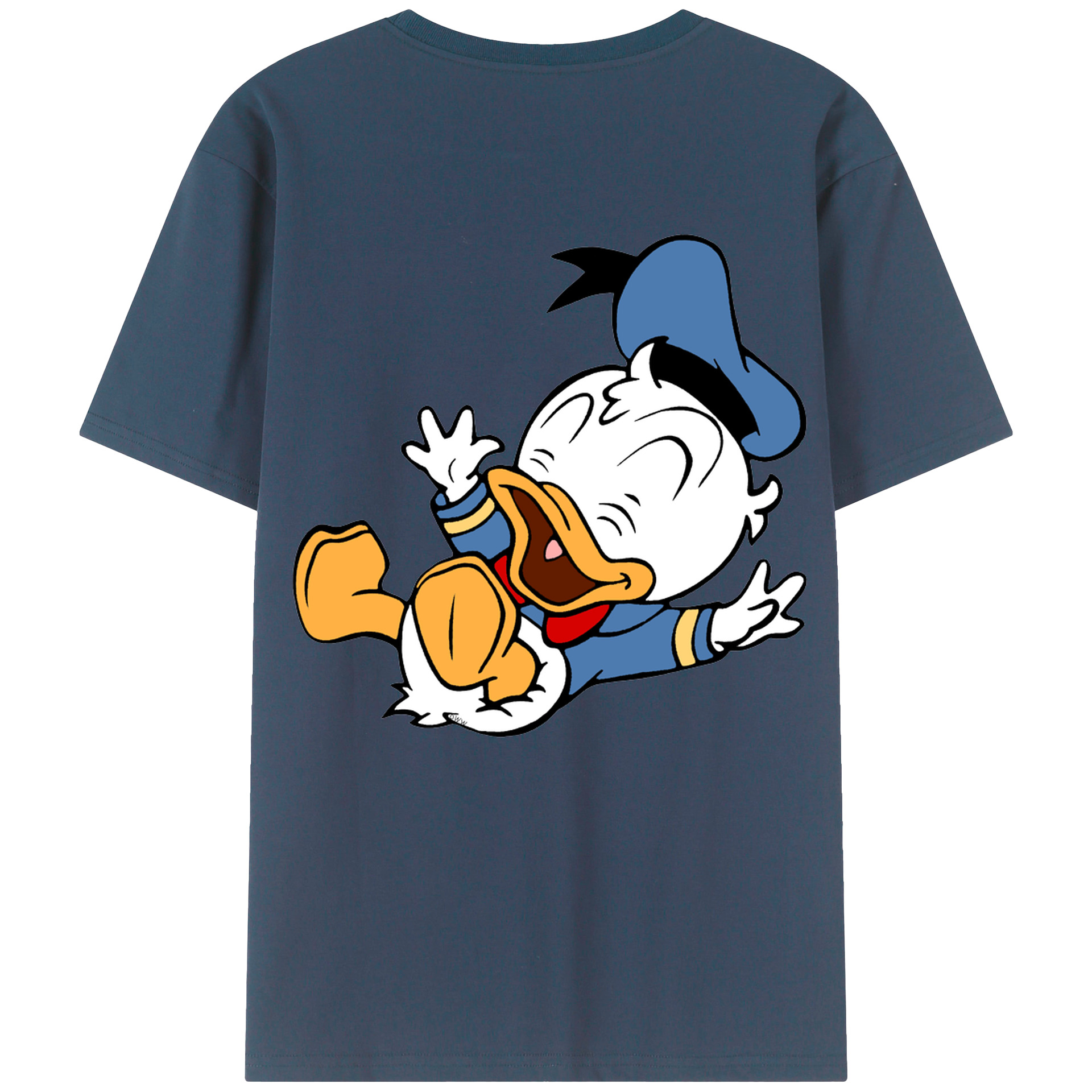 （画像用） ミッキーマウス Mickey Mouse レディース半袖Tシャツ(バックプリント)