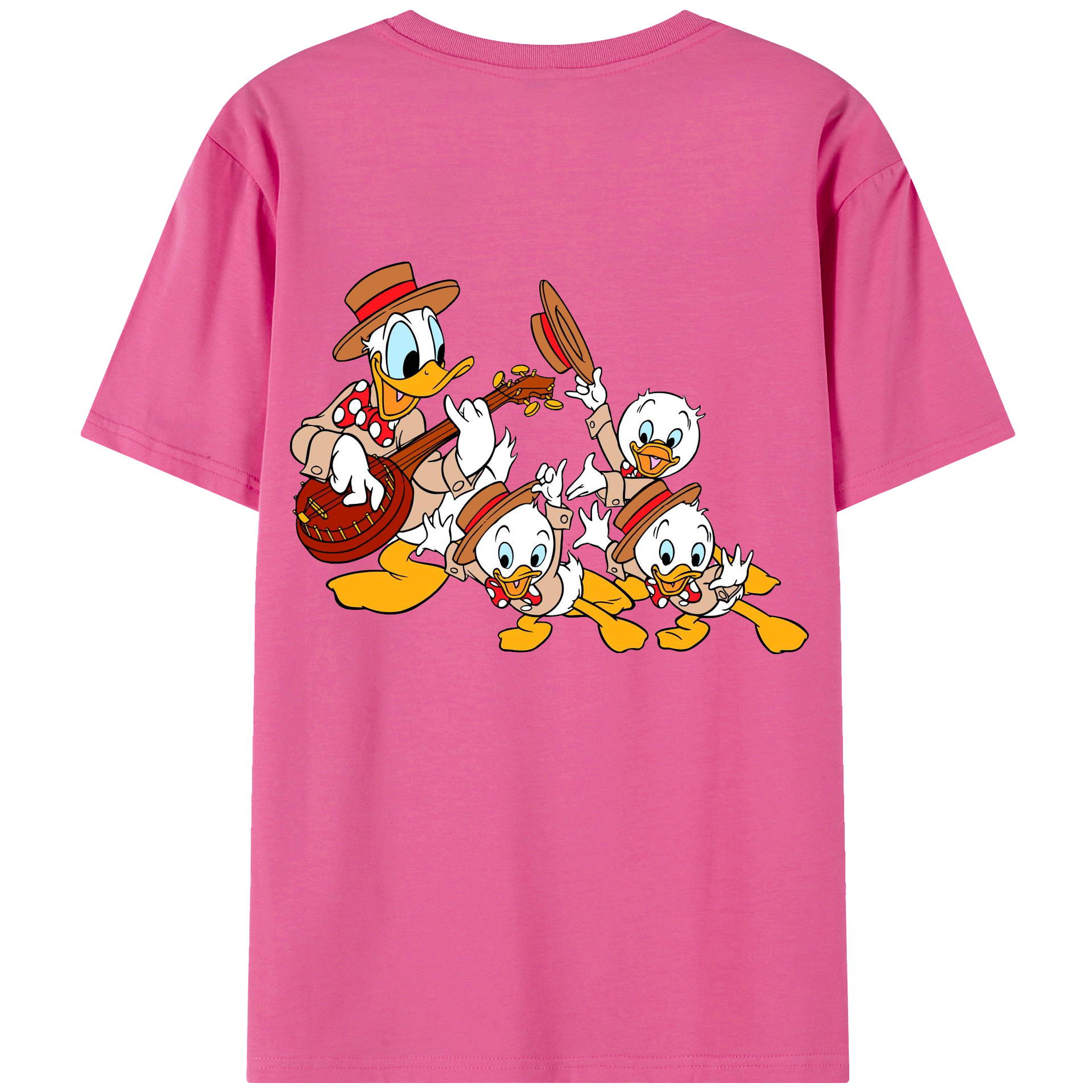 （画像用） ミッキーマウス Mickey Mouse レディース半袖Tシャツ(バックプリント)