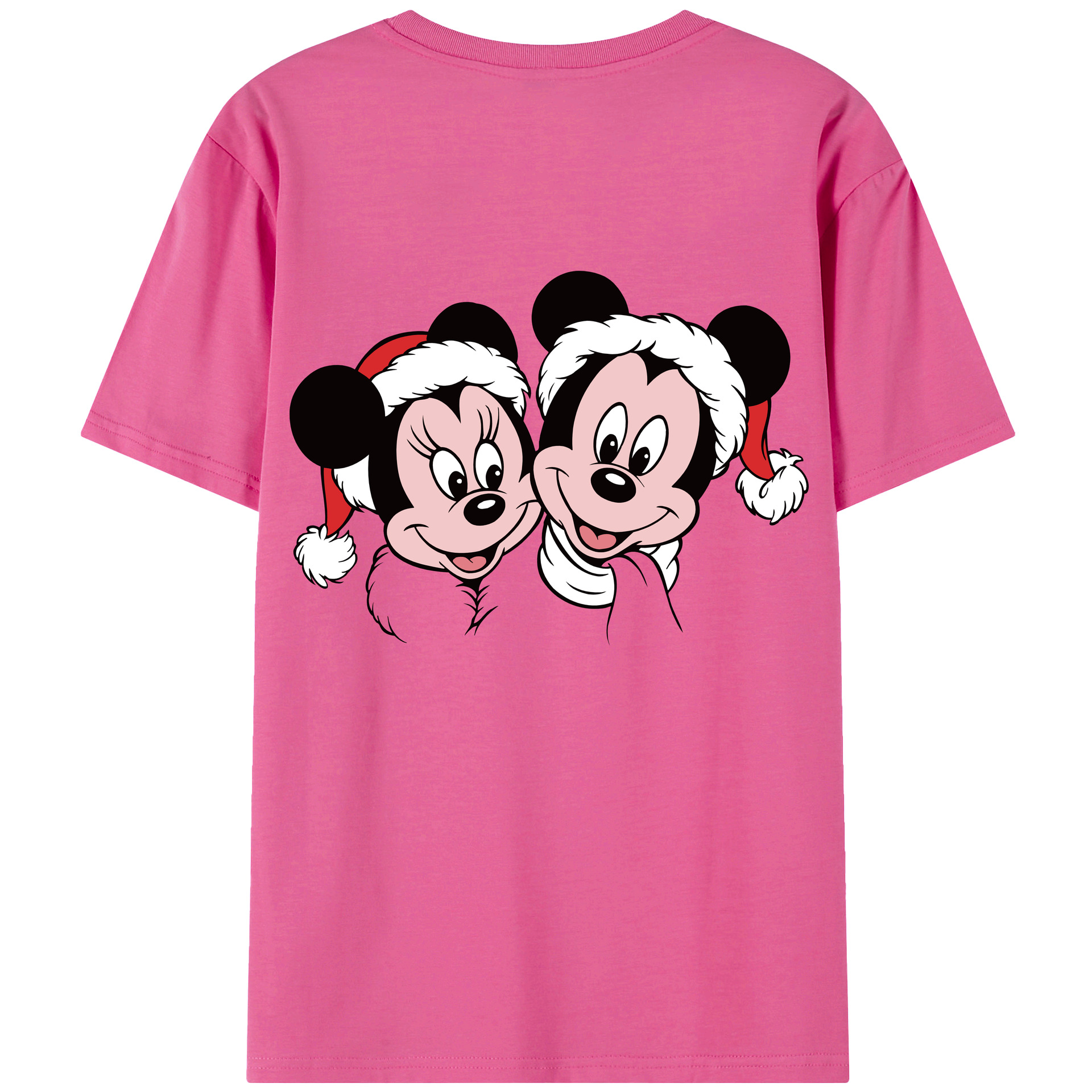 （画像用） ミッキーマウス Mickey Mouse レディース半袖Tシャツ(バックプリント)