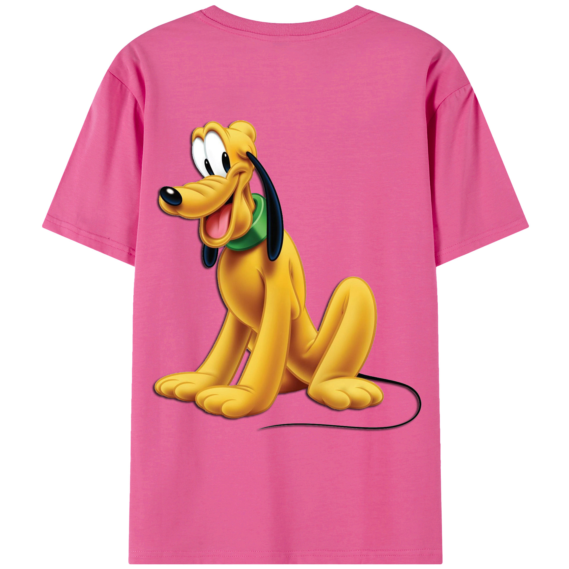 （画像用） ミッキーマウス Mickey Mouse レディース半袖Tシャツ(バックプリント)