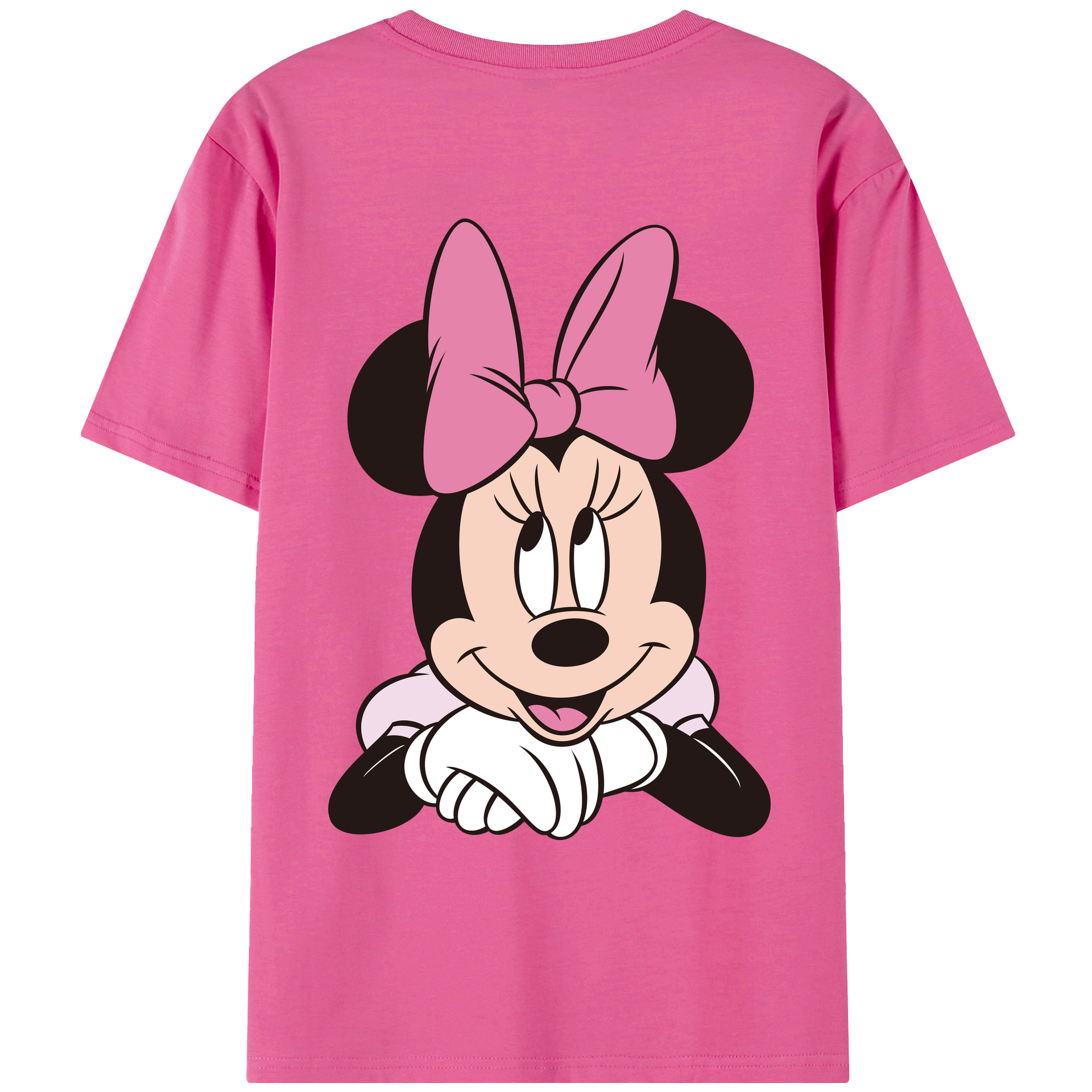 （画像用） ミッキーマウス Mickey Mouse レディース半袖Tシャツ(バックプリント)