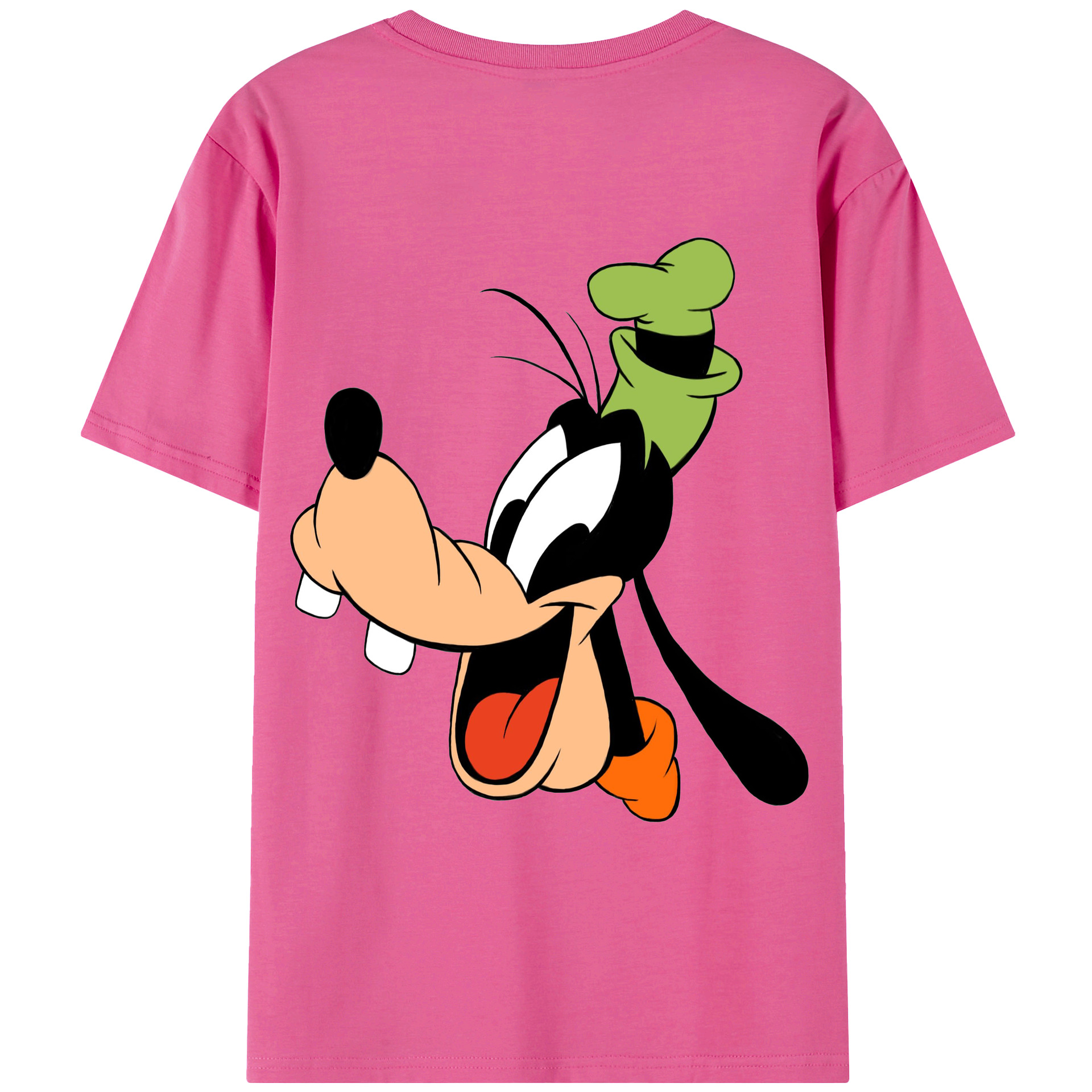 （画像用） ミッキーマウス Mickey Mouse レディース半袖Tシャツ(バックプリント)
