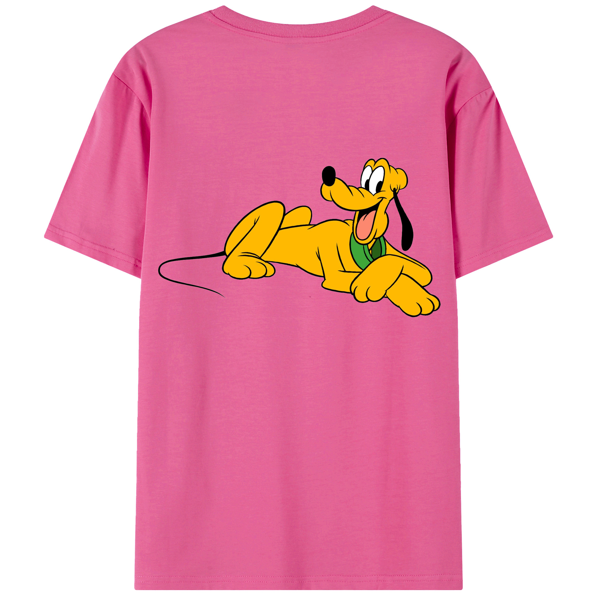 （画像用） ミッキーマウス Mickey Mouse レディース半袖Tシャツ(バックプリント)