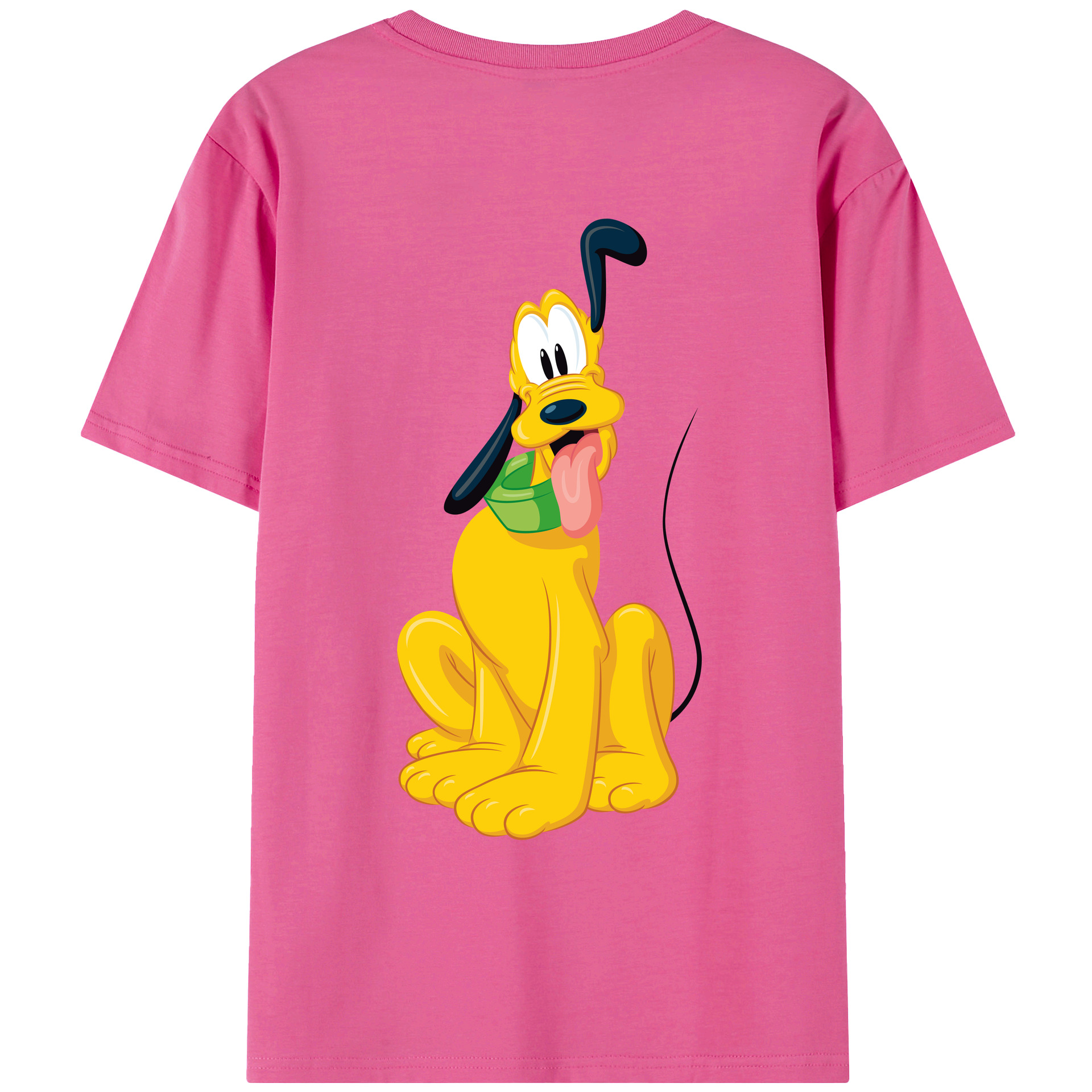 （画像用） ミッキーマウス Mickey Mouse レディース半袖Tシャツ(バックプリント)