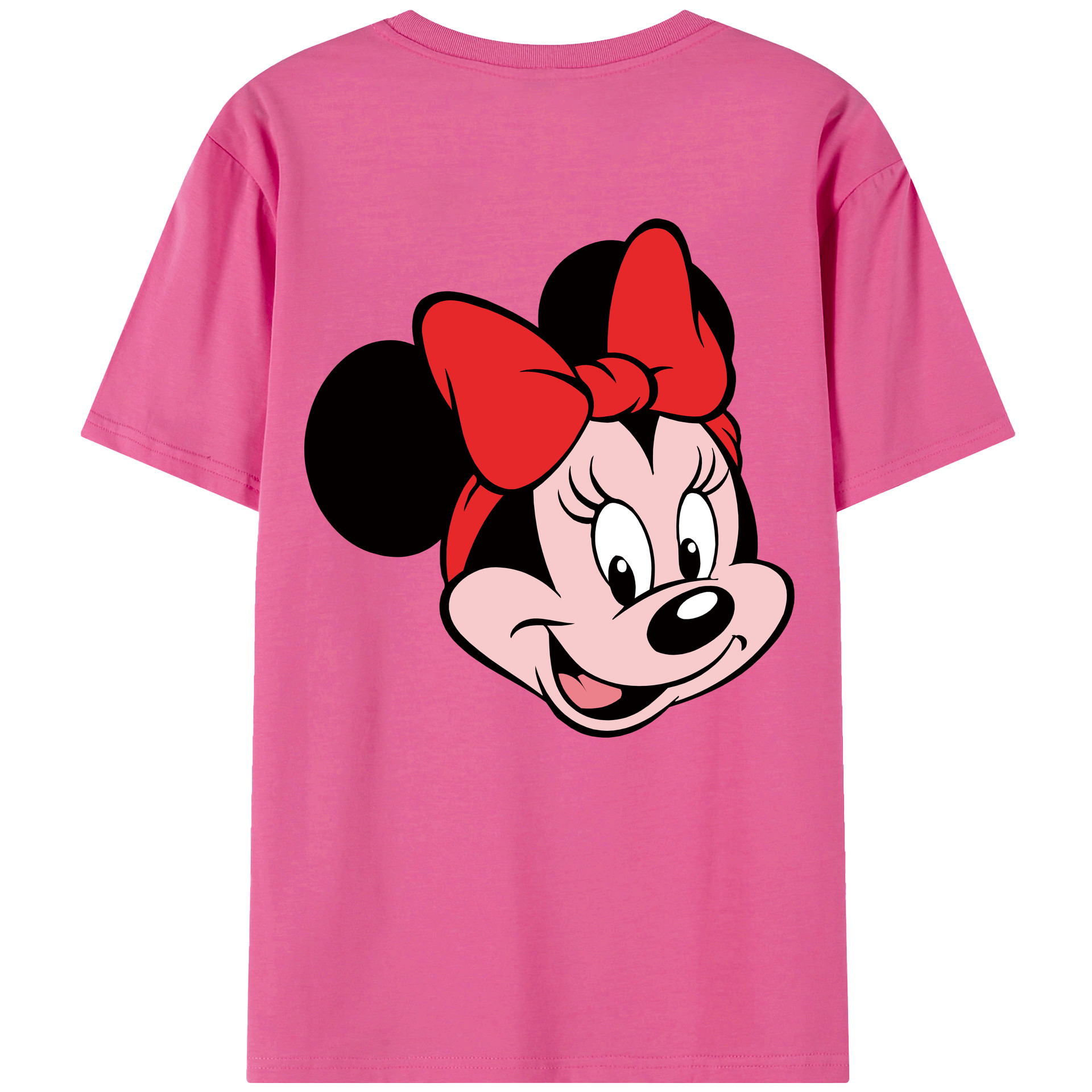 ミッキーマウス Mickey Mouse レディース半袖Tシャツ(バックプリント)