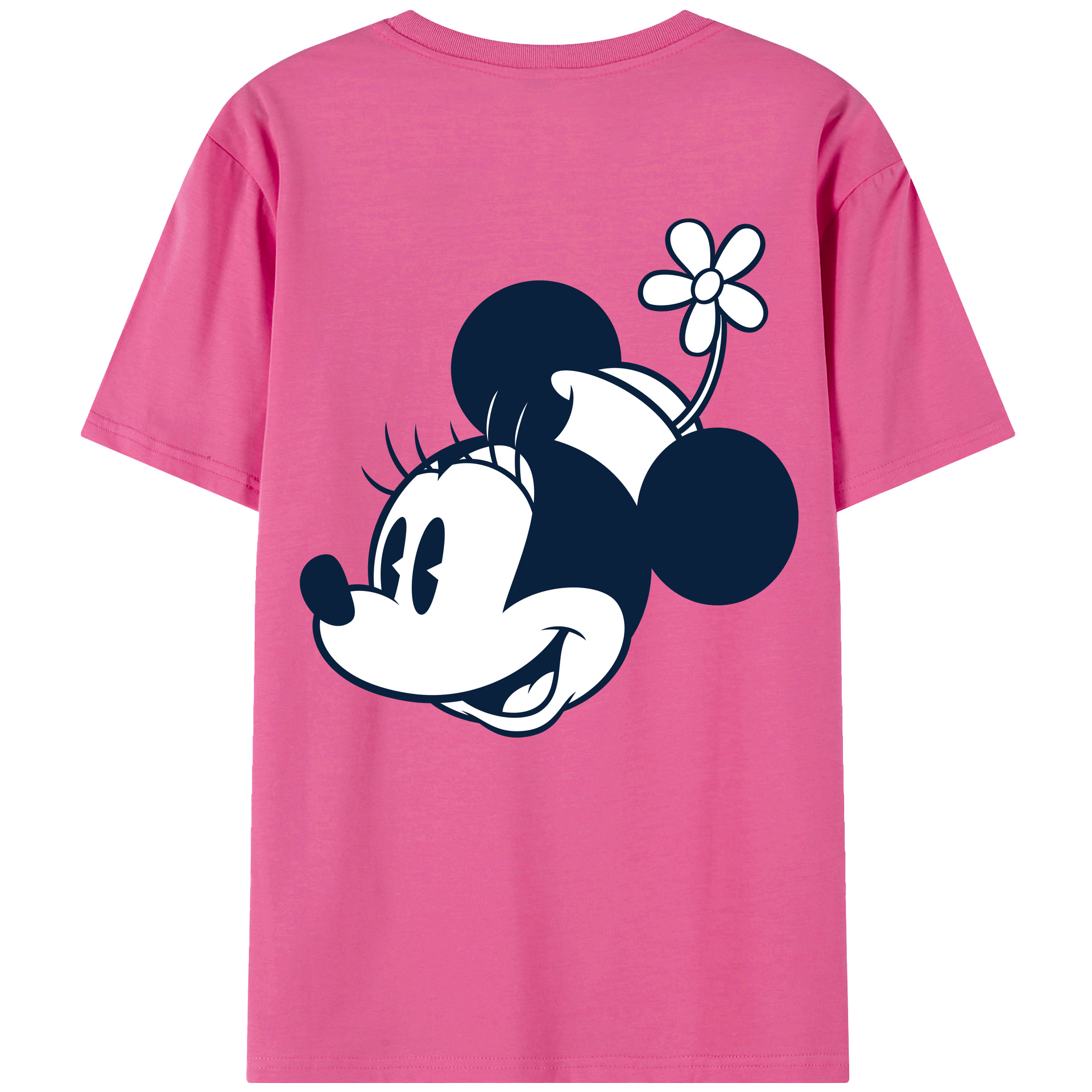 （画像用） ミッキーマウス Mickey Mouse レディース半袖Tシャツ(バックプリント)