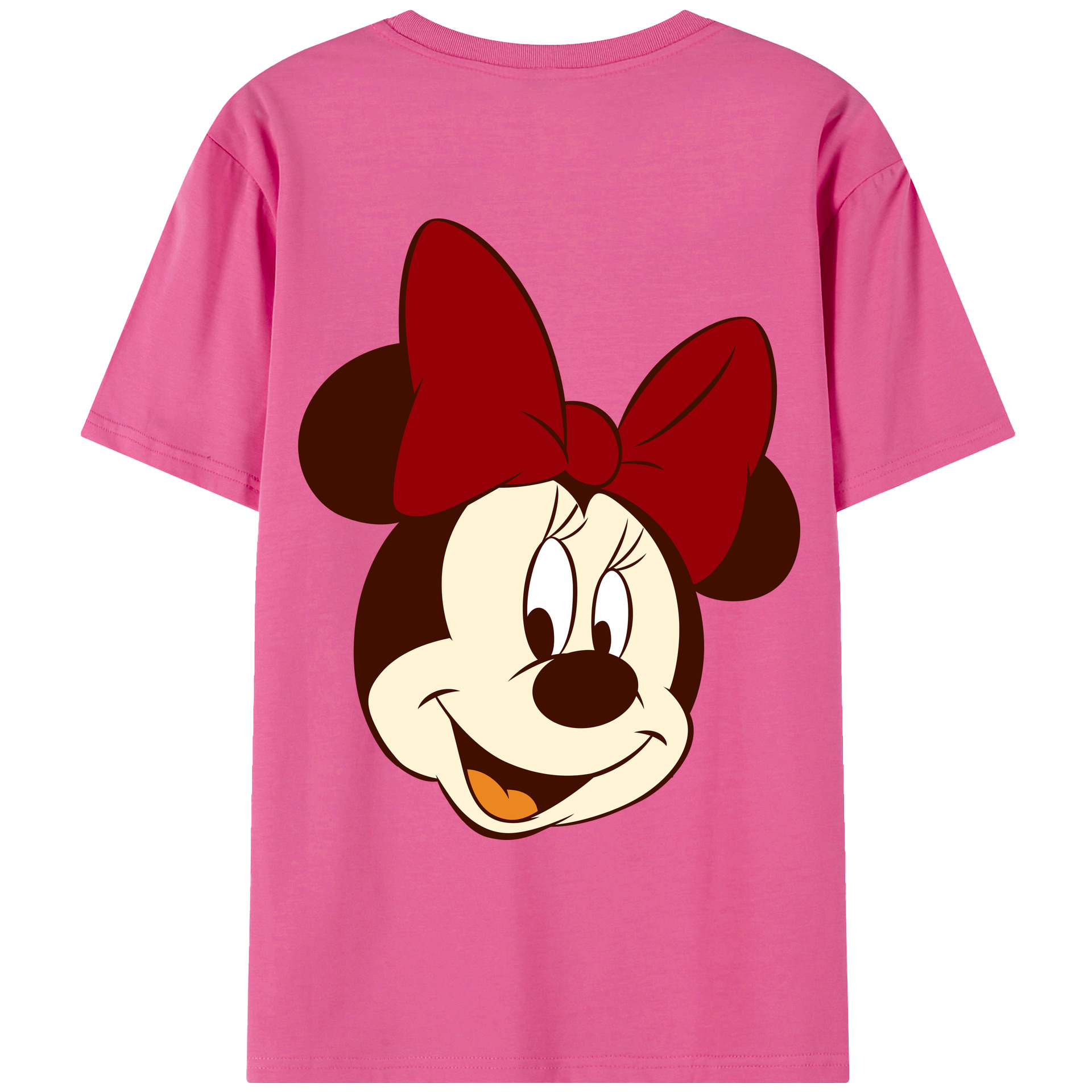 （画像用） ミッキーマウス Mickey Mouse レディース半袖Tシャツ(バックプリント)