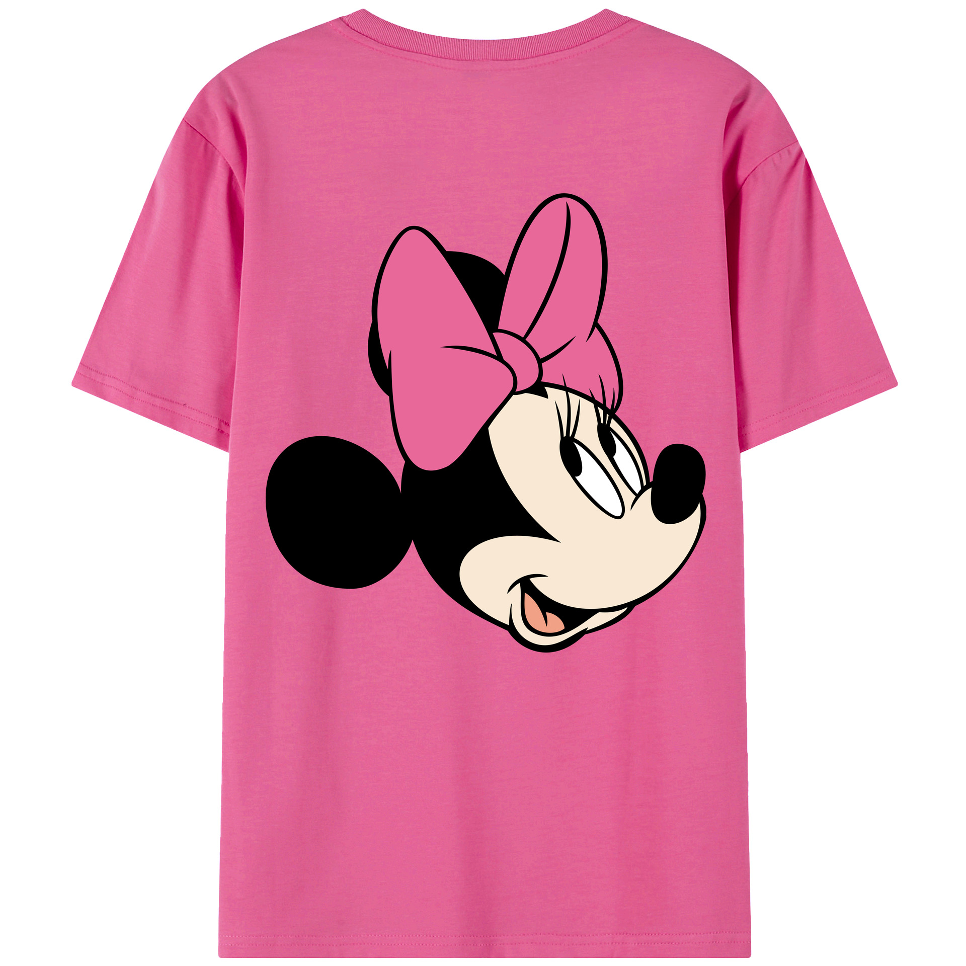 ミッキーマウス Mickey Mouse レディース半袖Tシャツ(バックプリント)