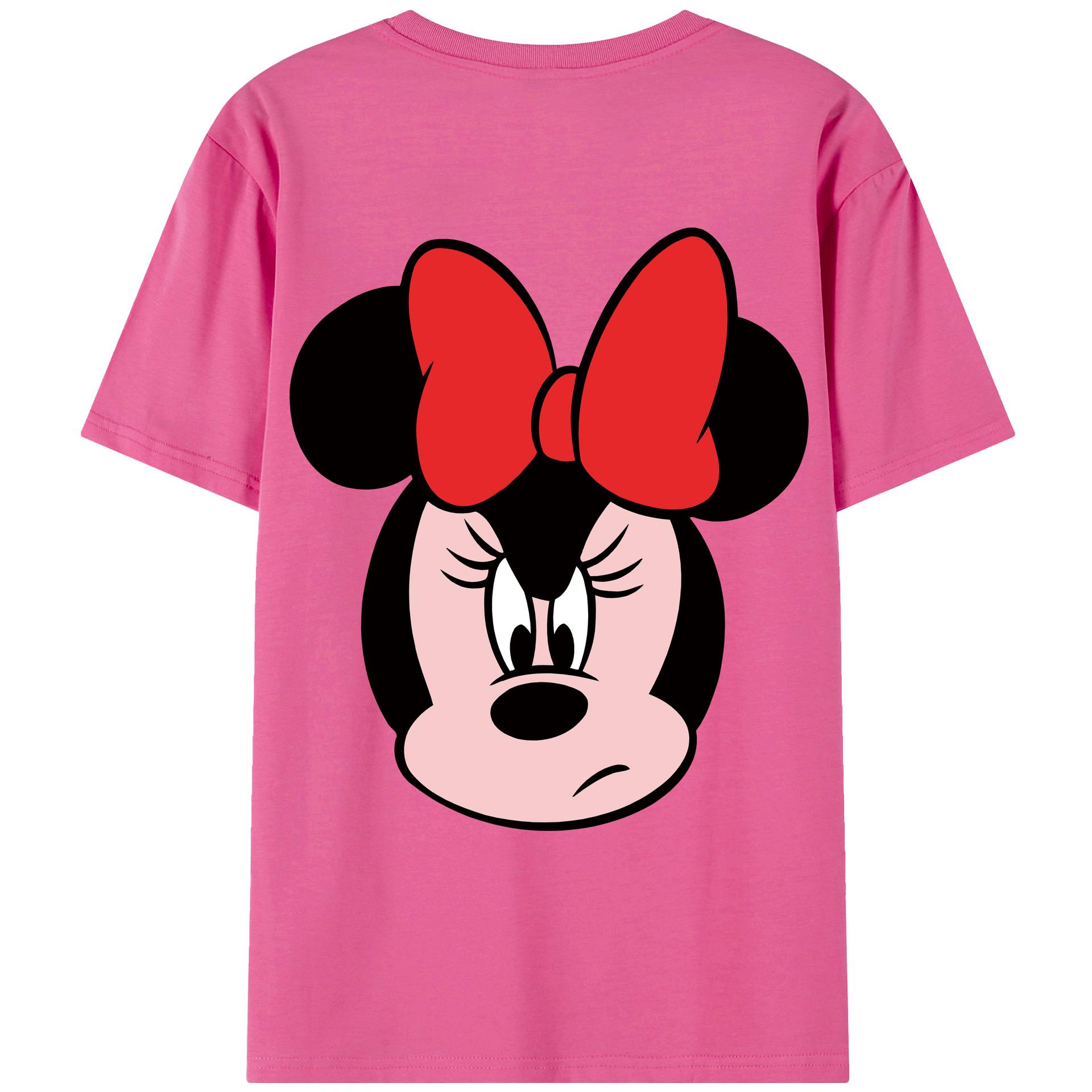 （画像用） ミッキーマウス Mickey Mouse レディース半袖Tシャツ(バックプリント)