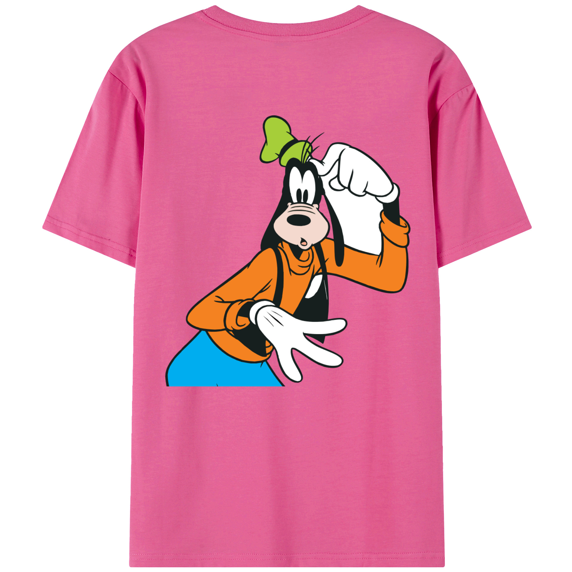 （画像用） ミッキーマウス Mickey Mouse レディース半袖Tシャツ(バックプリント)