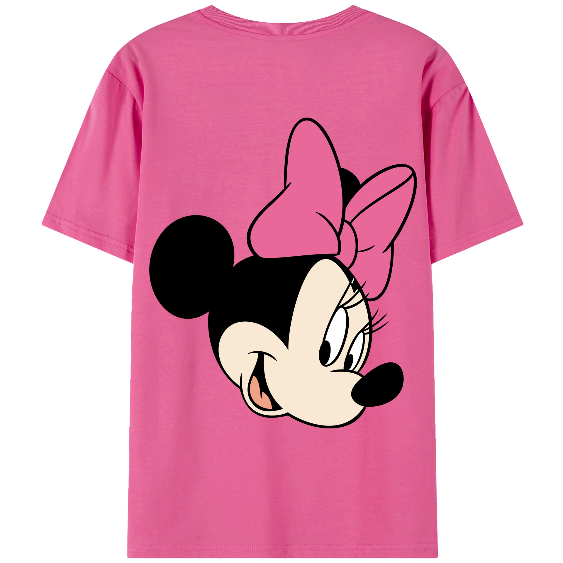 （画像用） ミッキーマウス Mickey Mouse レディース半袖Tシャツ(バックプリント)