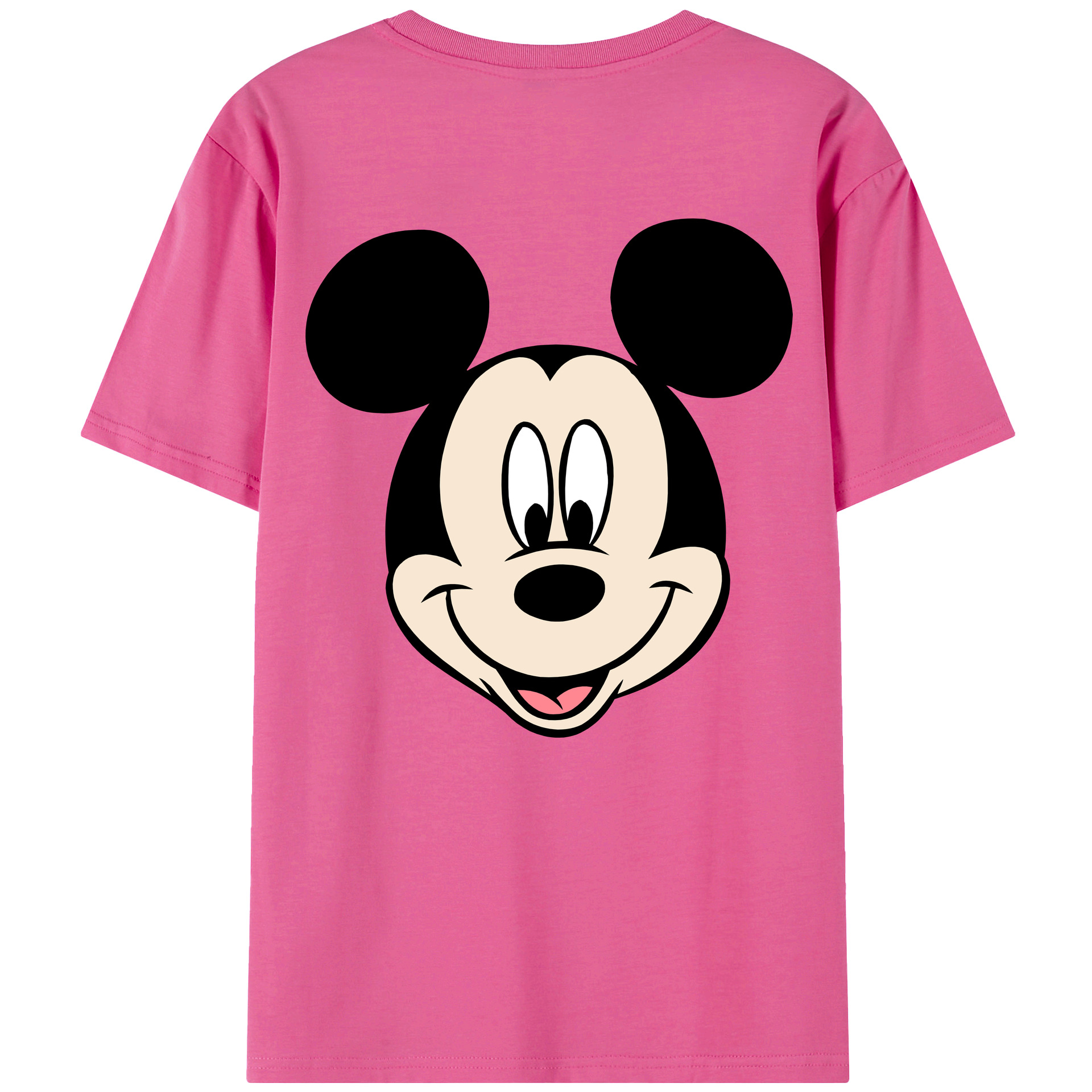 （画像用） ミッキーマウス Mickey Mouse レディース半袖Tシャツ(バックプリント)