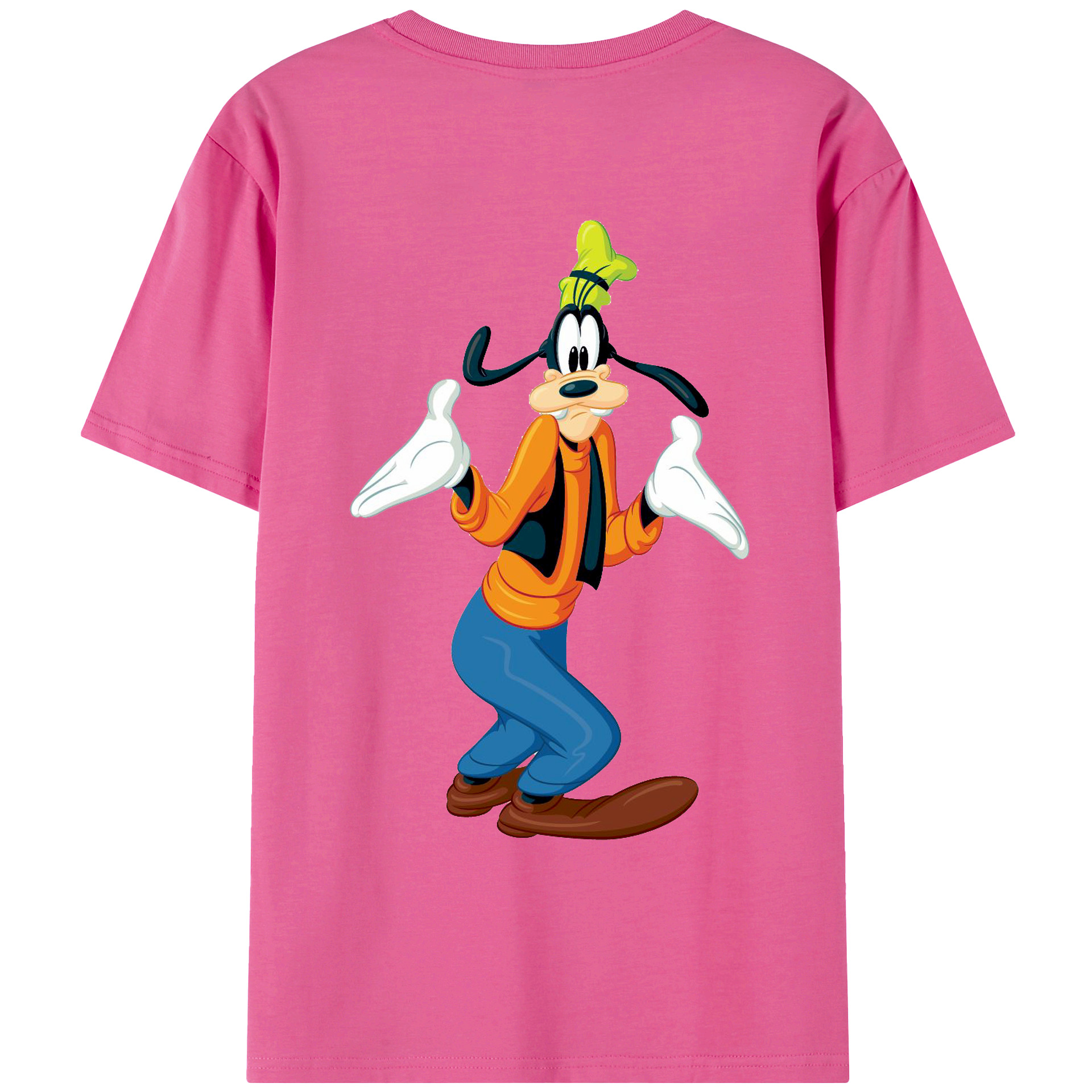 （画像用） ミッキーマウス Mickey Mouse レディース半袖Tシャツ(バックプリント)