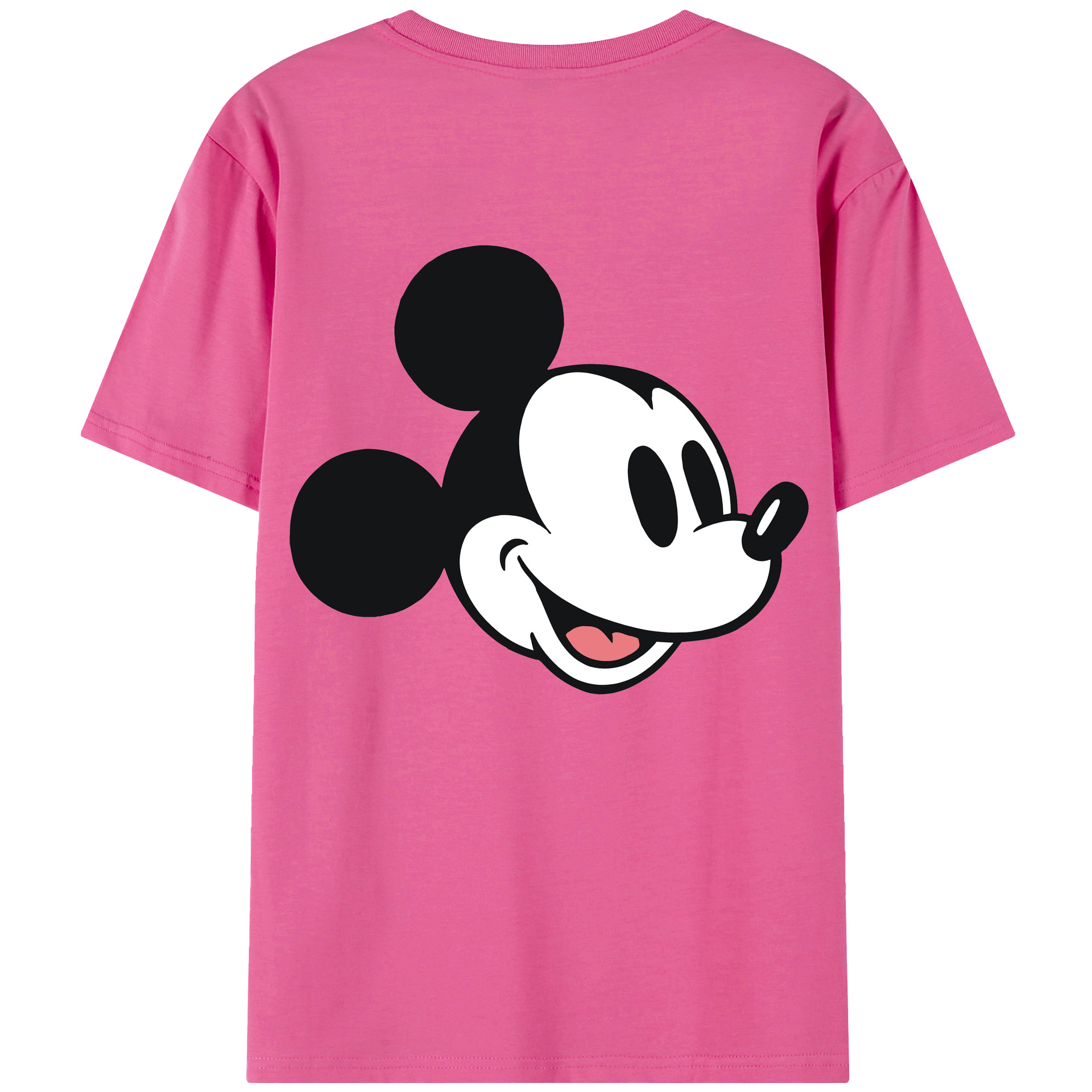 （画像用） ミッキーマウス Mickey Mouse レディース半袖Tシャツ(バックプリント)