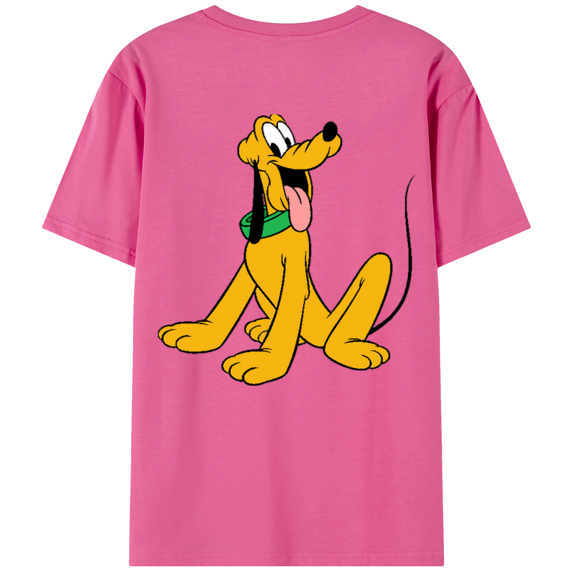 （画像用） ミッキーマウス Mickey Mouse レディース半袖Tシャツ(バックプリント)