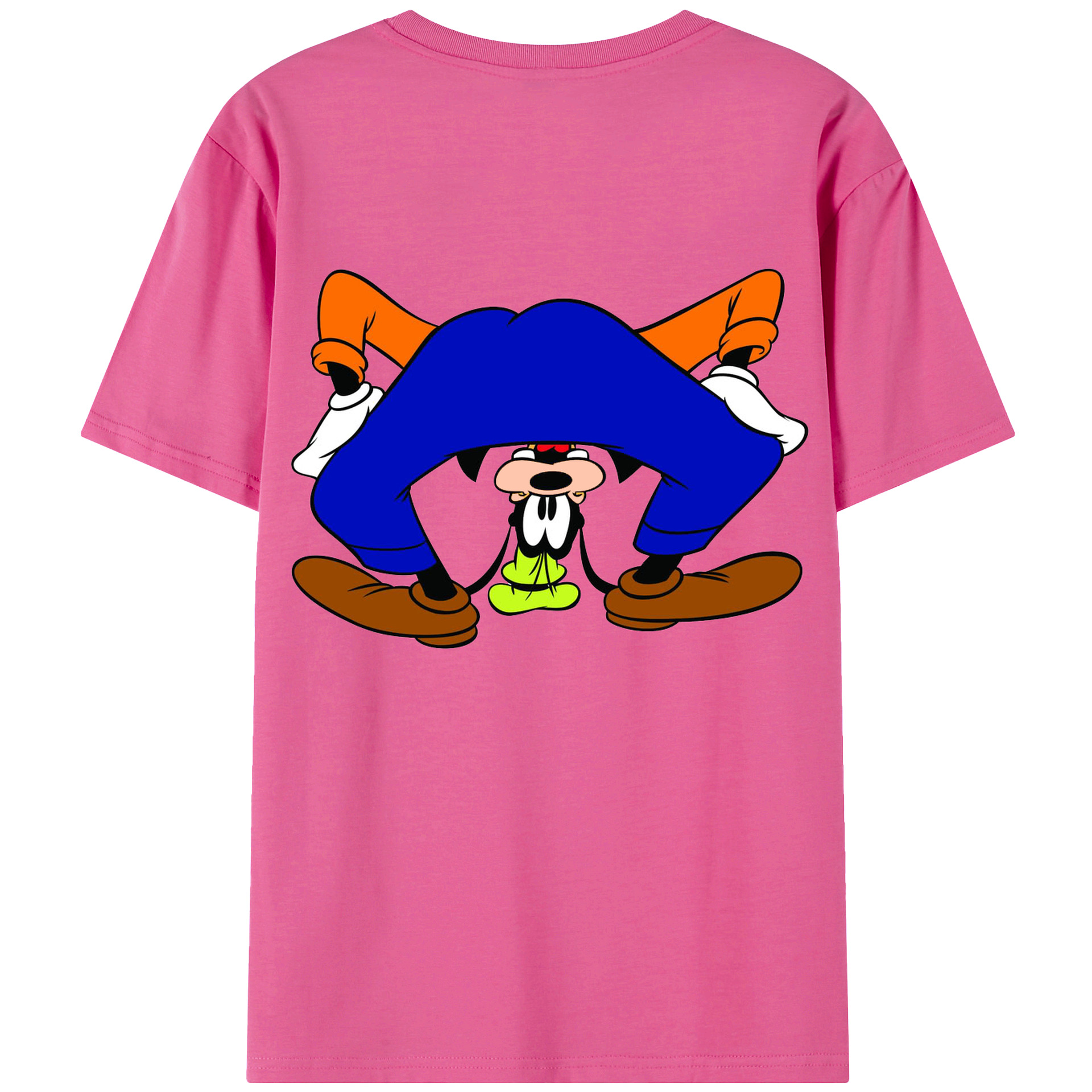 （画像用） ミッキーマウス Mickey Mouse レディース半袖Tシャツ(バックプリント)