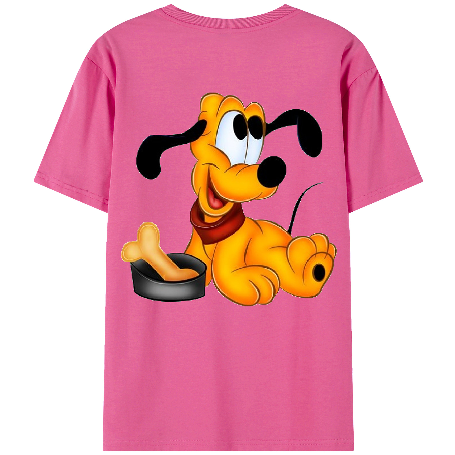 （画像用） ミッキーマウス Mickey Mouse レディース半袖Tシャツ(バックプリント)