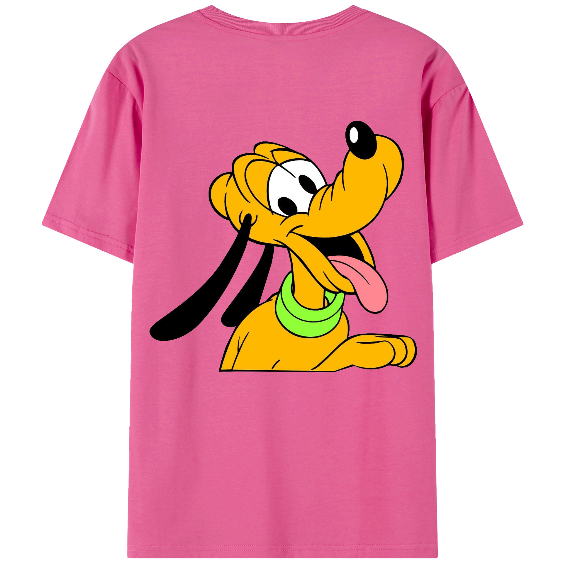 （画像用） ミッキーマウス Mickey Mouse レディース半袖Tシャツ(バックプリント)
