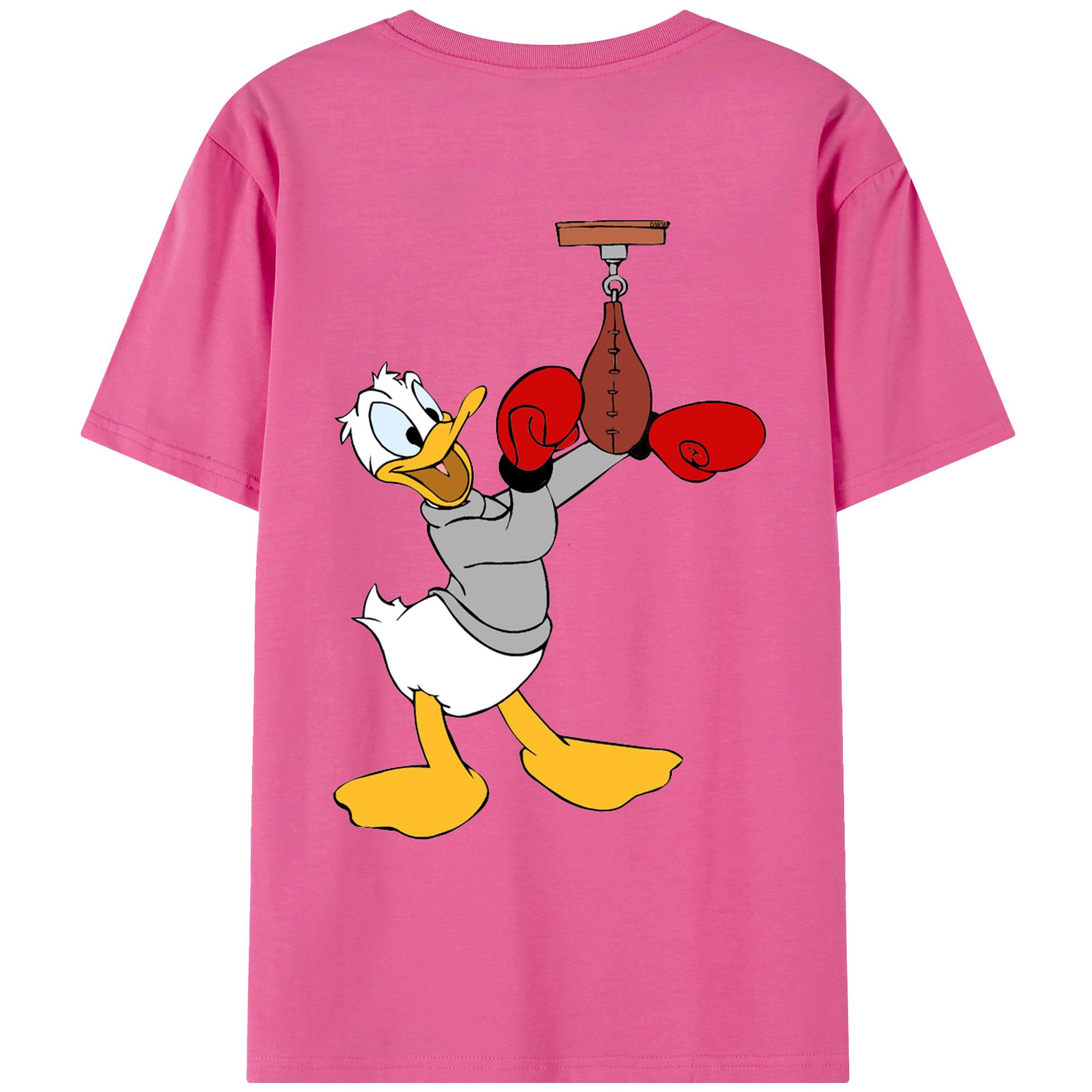 （画像用） ミッキーマウス Mickey Mouse レディース半袖Tシャツ(バックプリント)
